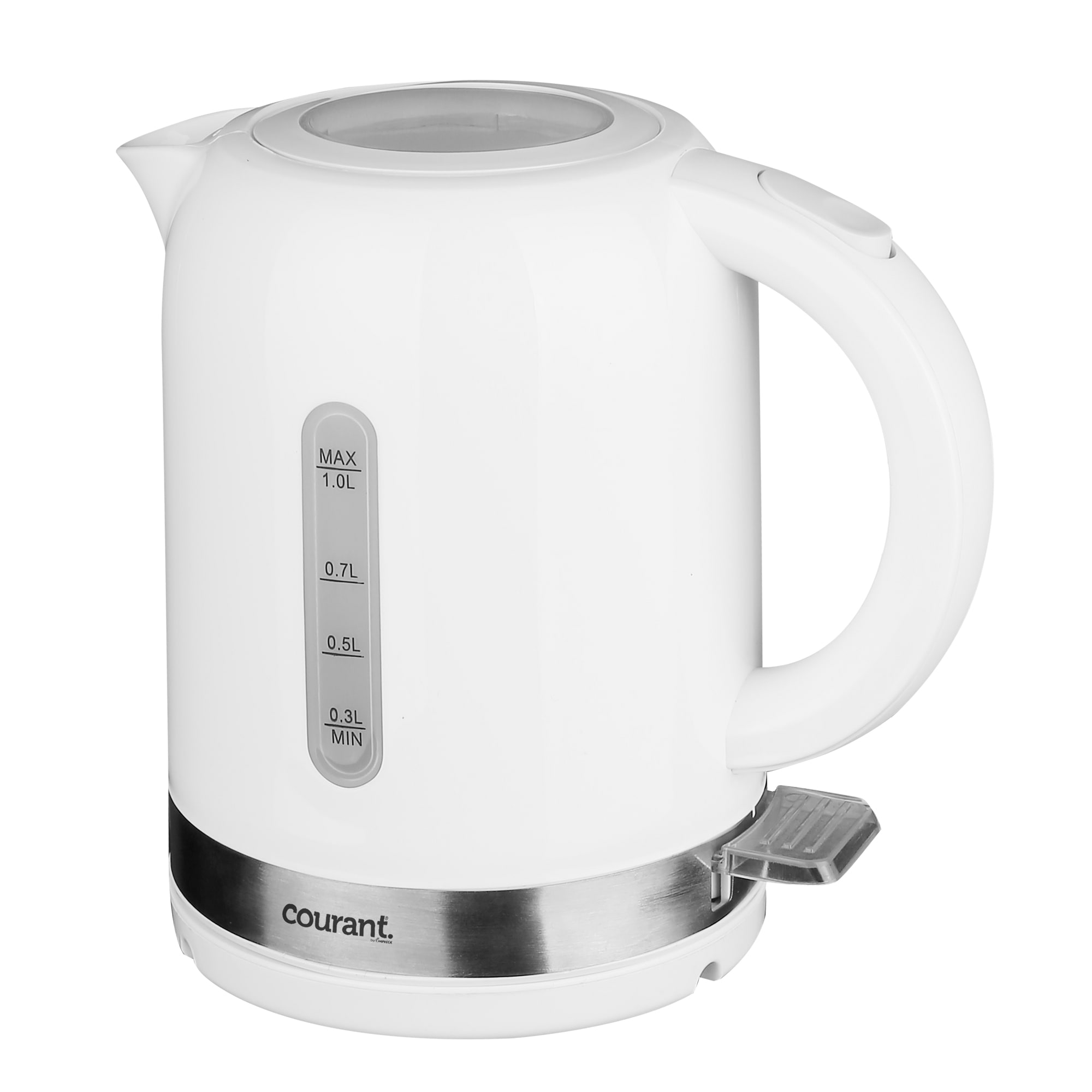 Courant Black 7-Cup Corded Digital Electric Kettle in the Water