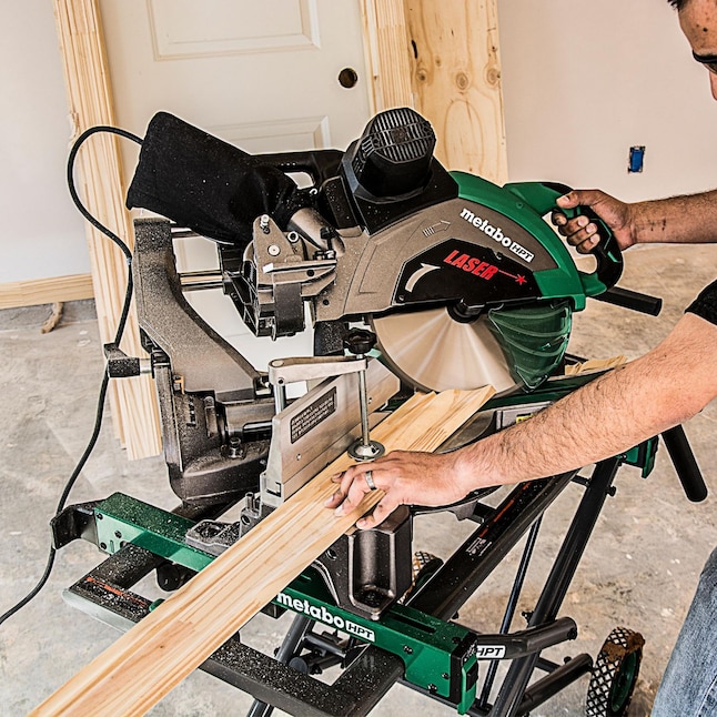 Metabo HPT 12-in 15-Amp Dual Bevel Sliding Compound Corded Miter Saw