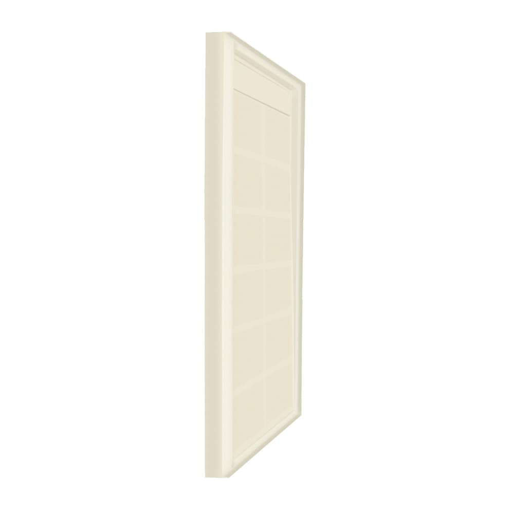 Transolid FL6030L-38 Linear 30-in W x 60-in L with Left Drain Single Threshold Rectangle Shower Base (Biscuit)