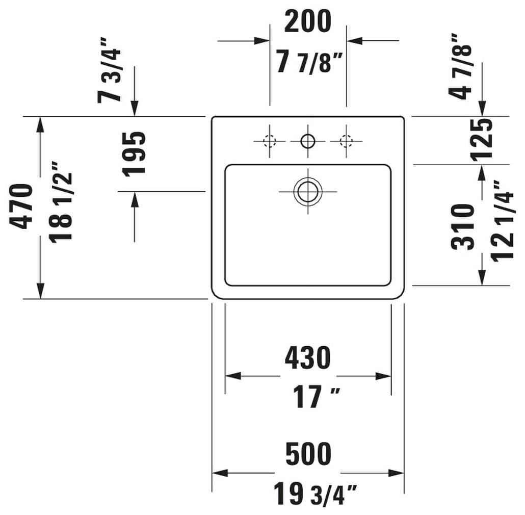 Duravit 0452500000 Bath-Sink - View #11