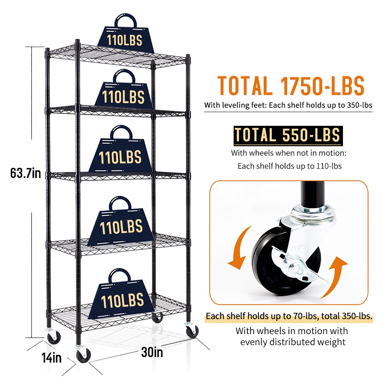 EFINE RL33655 Free-Standing-Shelving - View #4