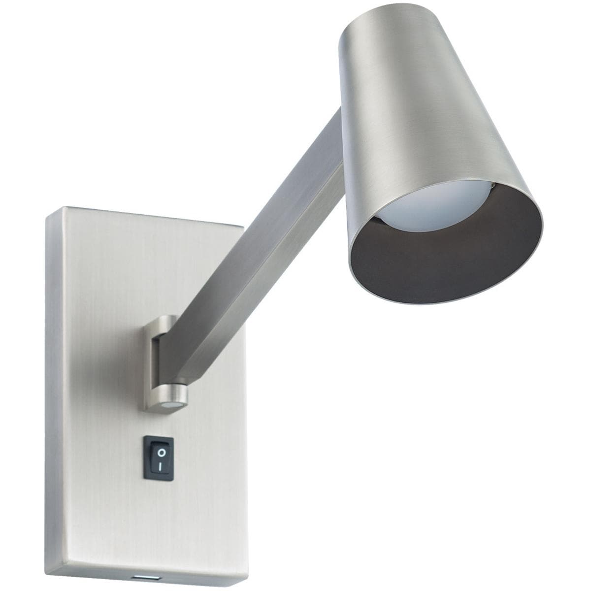 WAC Lighting  BL-25214-BN Grisham LED 1438 inch Brushed Nickel Reading Light Wall Light dweLED