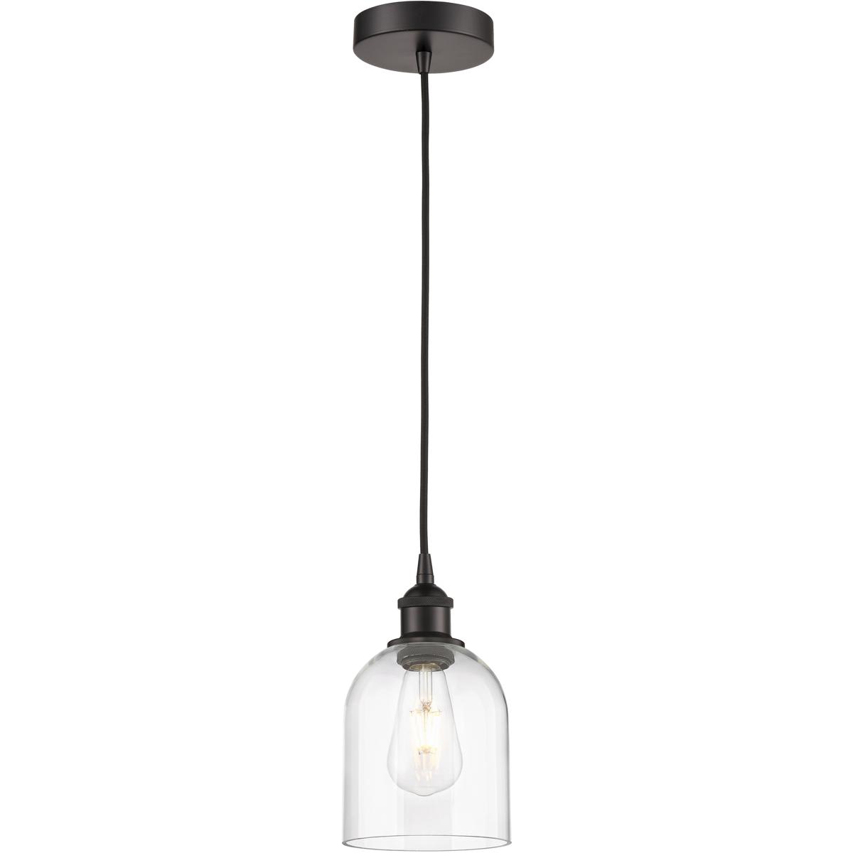 Innovations Lighting - 616-1P-OB-G558-6CL Edison Bella Mini Pendant Oil Rubbed Bronze
