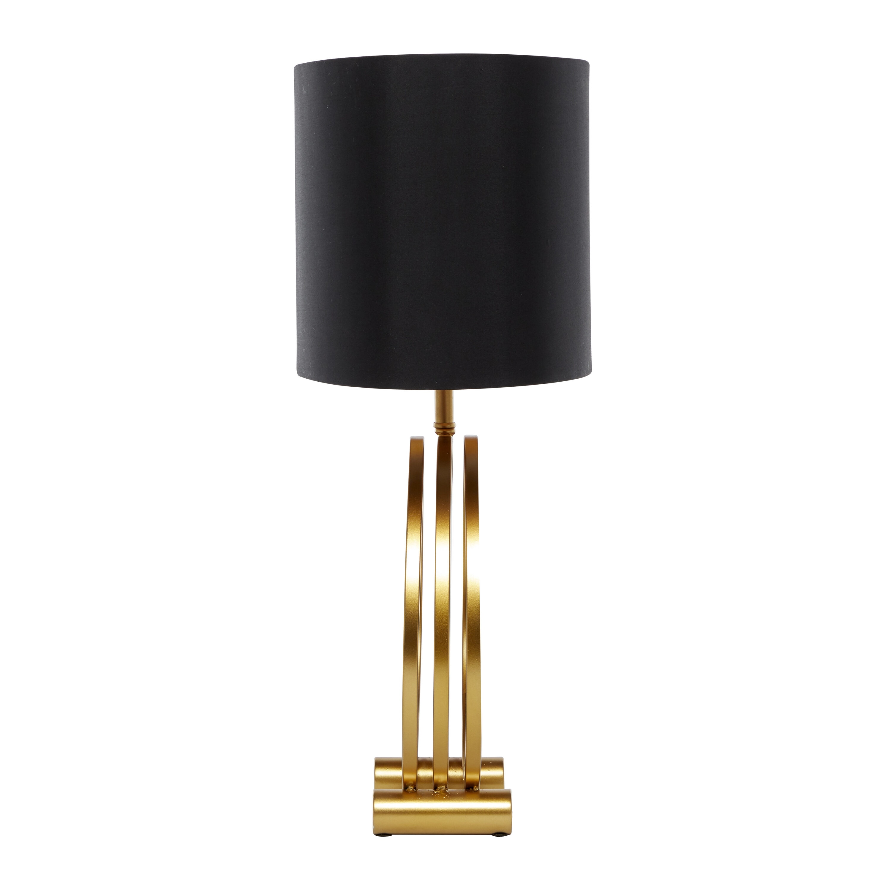 Venus Williams 24.4-in Gold Table Lamp with Linen Shade at Lowes.com