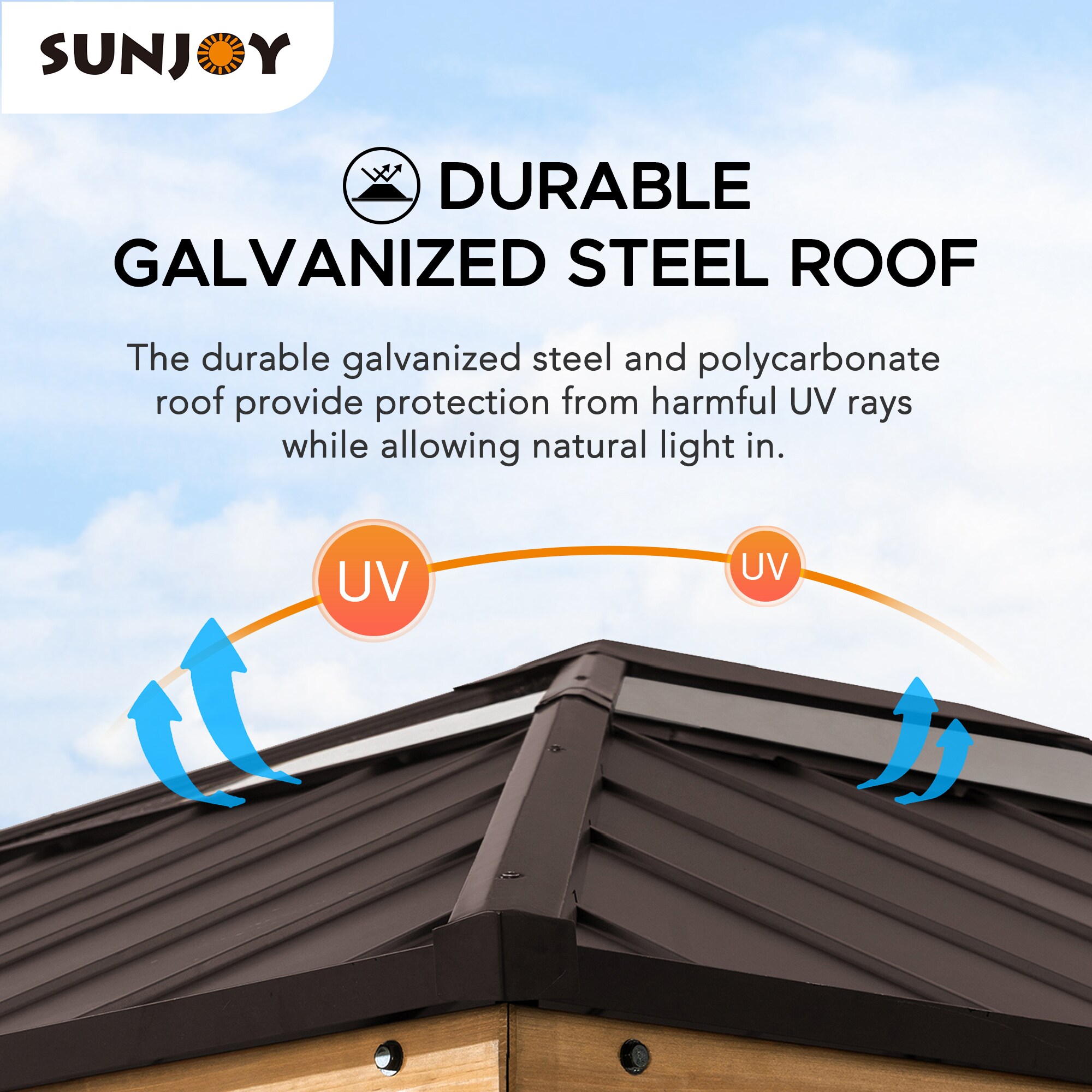 Sunjoy A102005803 Wood-Resin-Gazebos - View #8