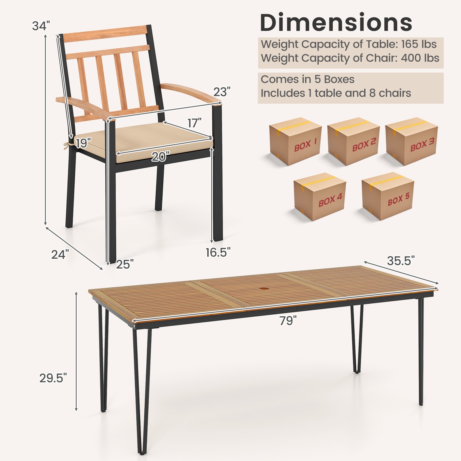 Iseryn GS586402 Patio-Dining-Sets - View #3