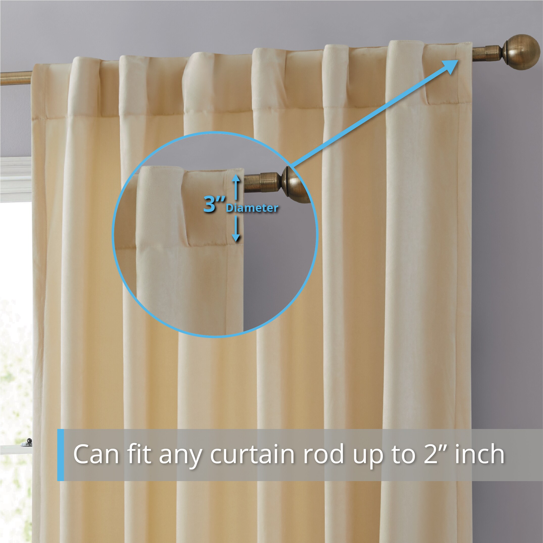 HLC.me LPZ-63CRM curtains - View #4