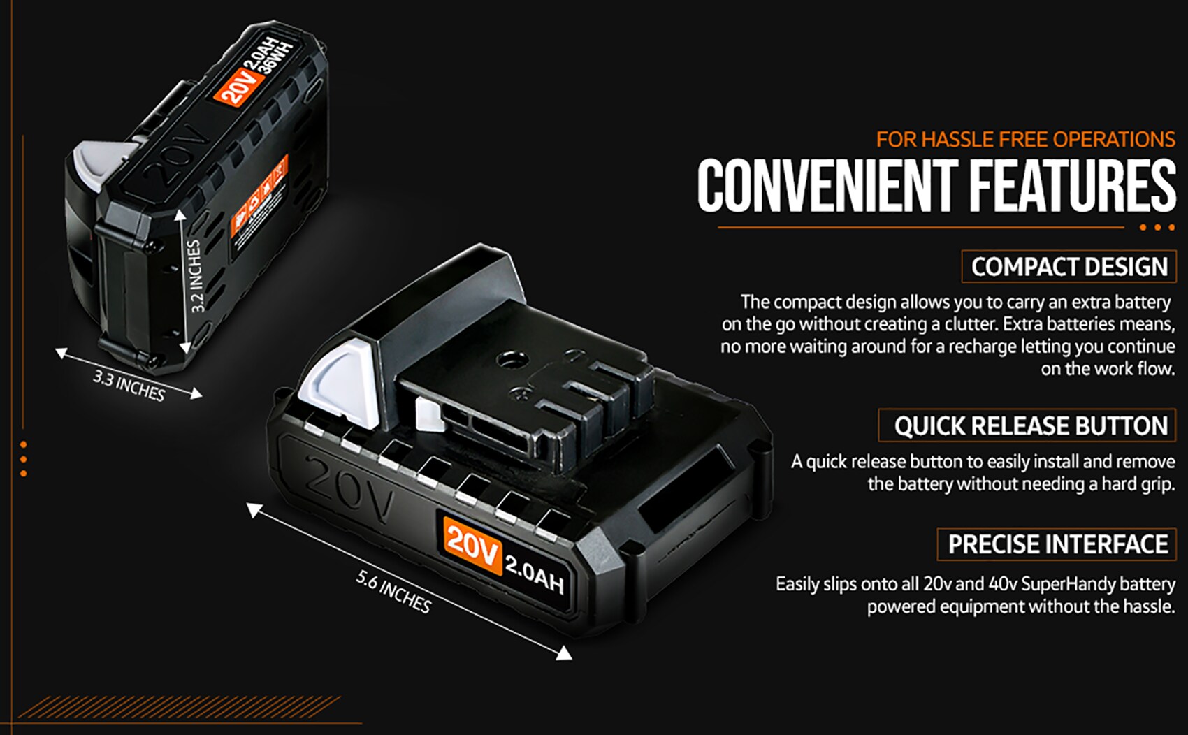 SuperHandy TRI-GUT051 Power-Equipment-Batteries - View #7
