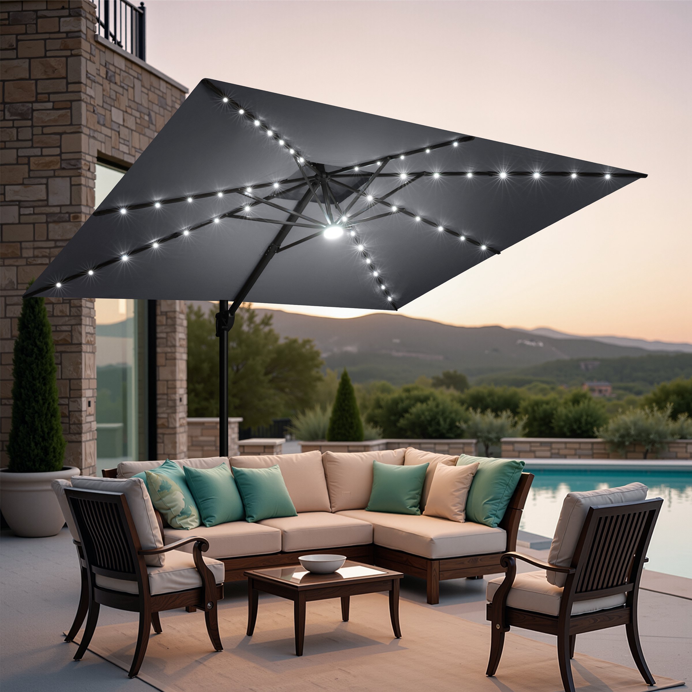 Crestlive Products CL-PU038DGY-UB008BLK Umbrellas-2 - View #9