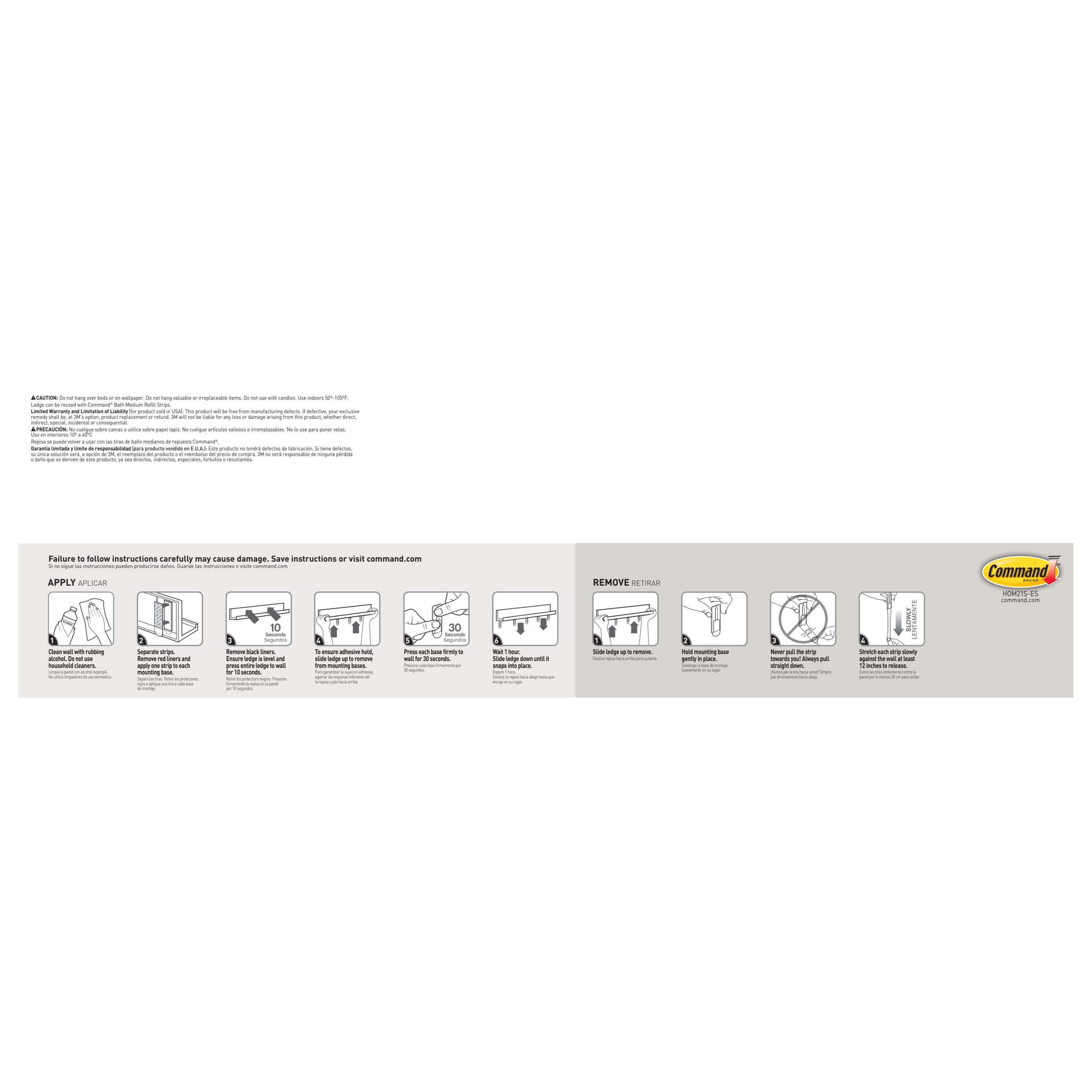 Command HOM21S-ES Wall-Mounted-Shelving - View #10