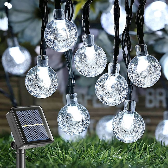 Lightsmax Solar String Light, Solar Powered Rope Lights For Garden