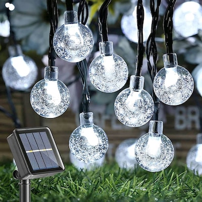 Lightsmax Solar String Light, Ball String Lights Outdoor