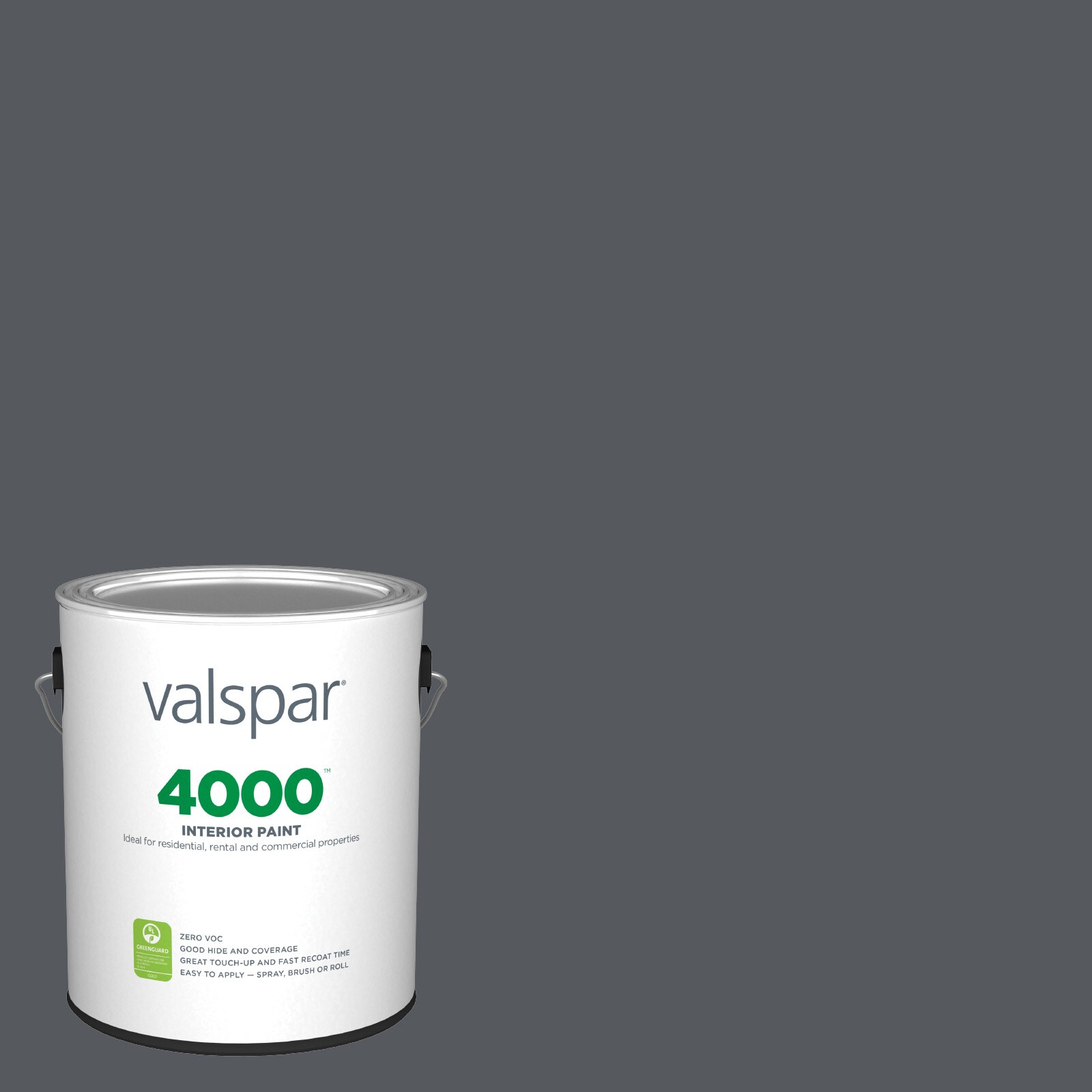 Valspar 4006-2C-407290 4000 Semi-gloss Hematite 4006-2C Latex Interior Paint ( 1-gallon )