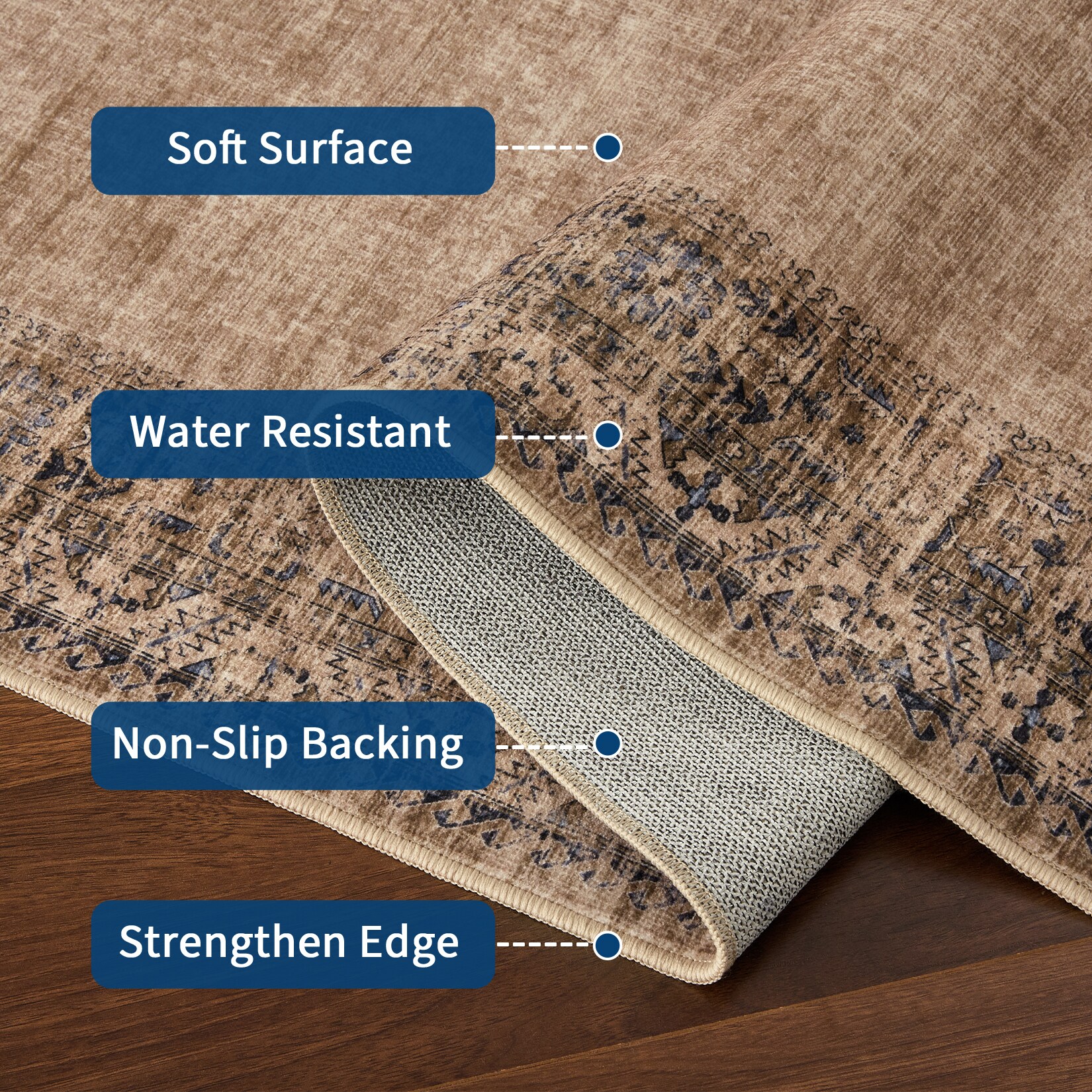 Qeetex SUNNY-PHK-34EX5L7W rugs - View #5