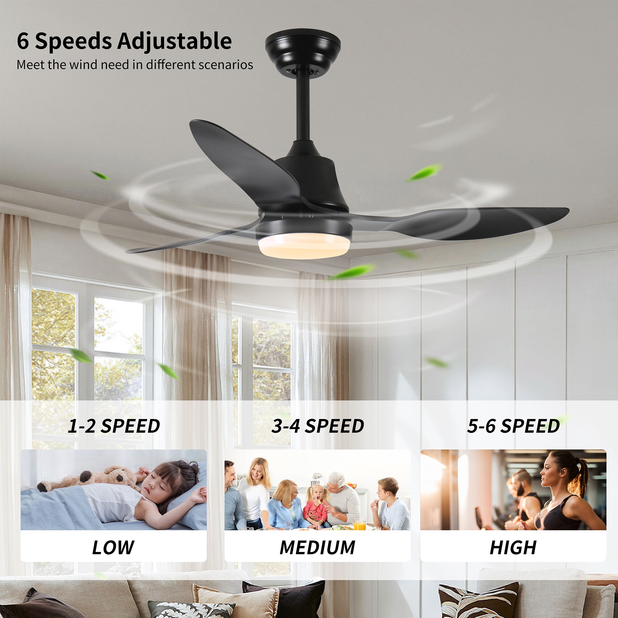 SINOFURN SYB570095WT Ceiling-Fans - View #5