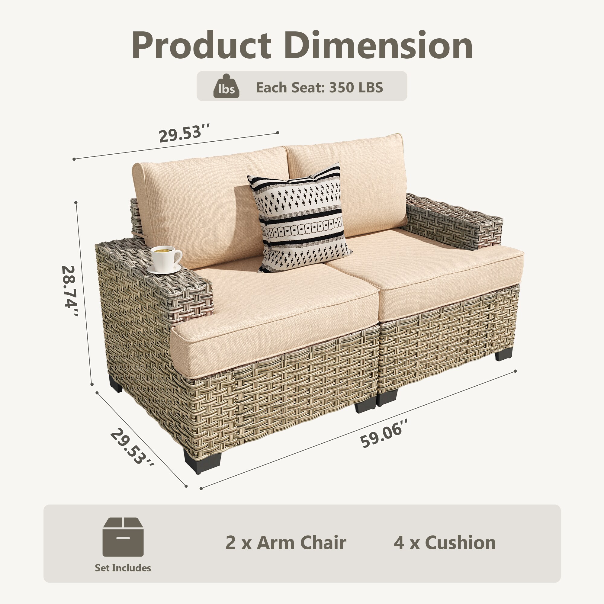 XIZZI XITBS6011 Patio-Chairs - View #5