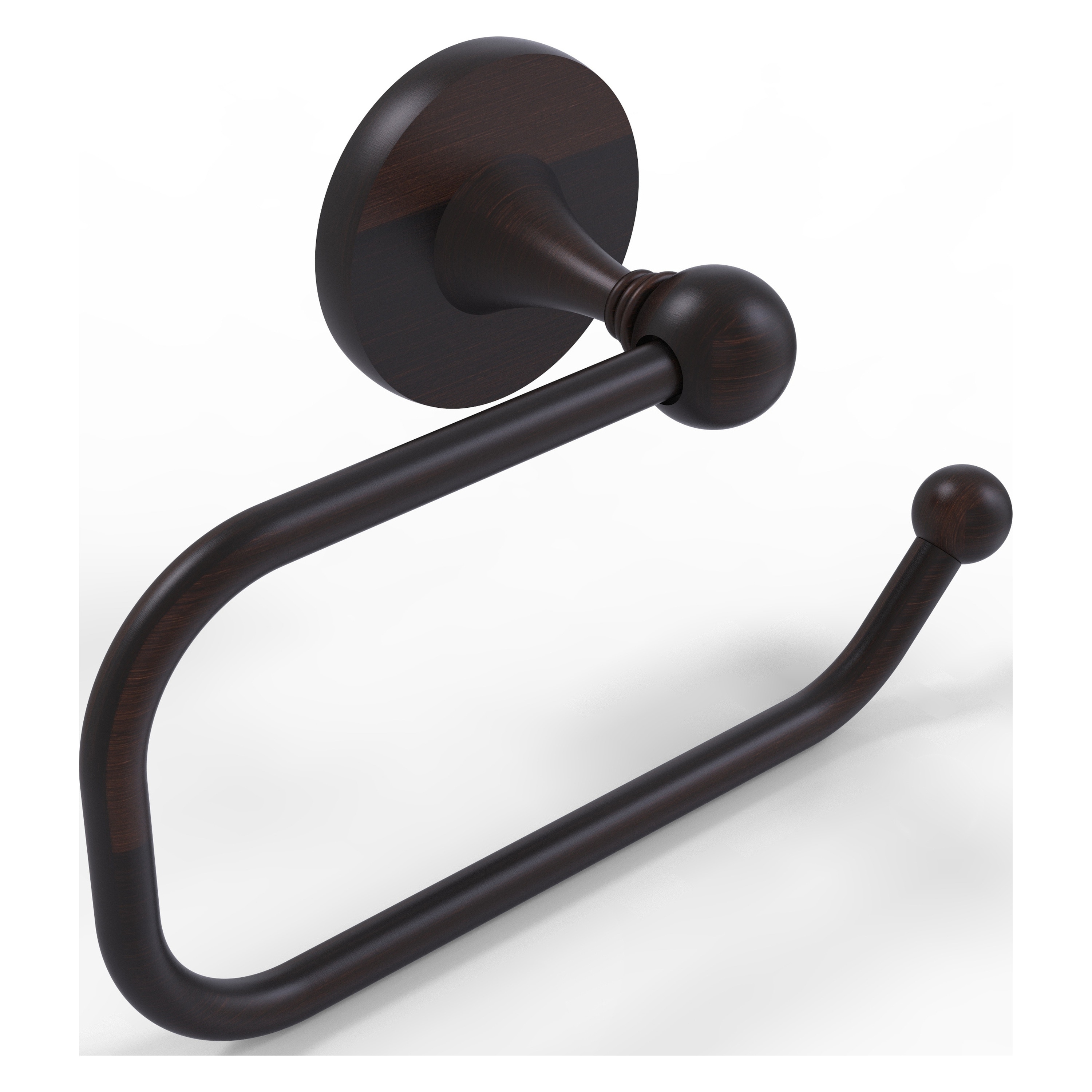 Allied Brass SL-24E-VB Shadwell Venetian Bronze Wall mount Single post Toilet Paper Holder 1 -Rolls with Storage