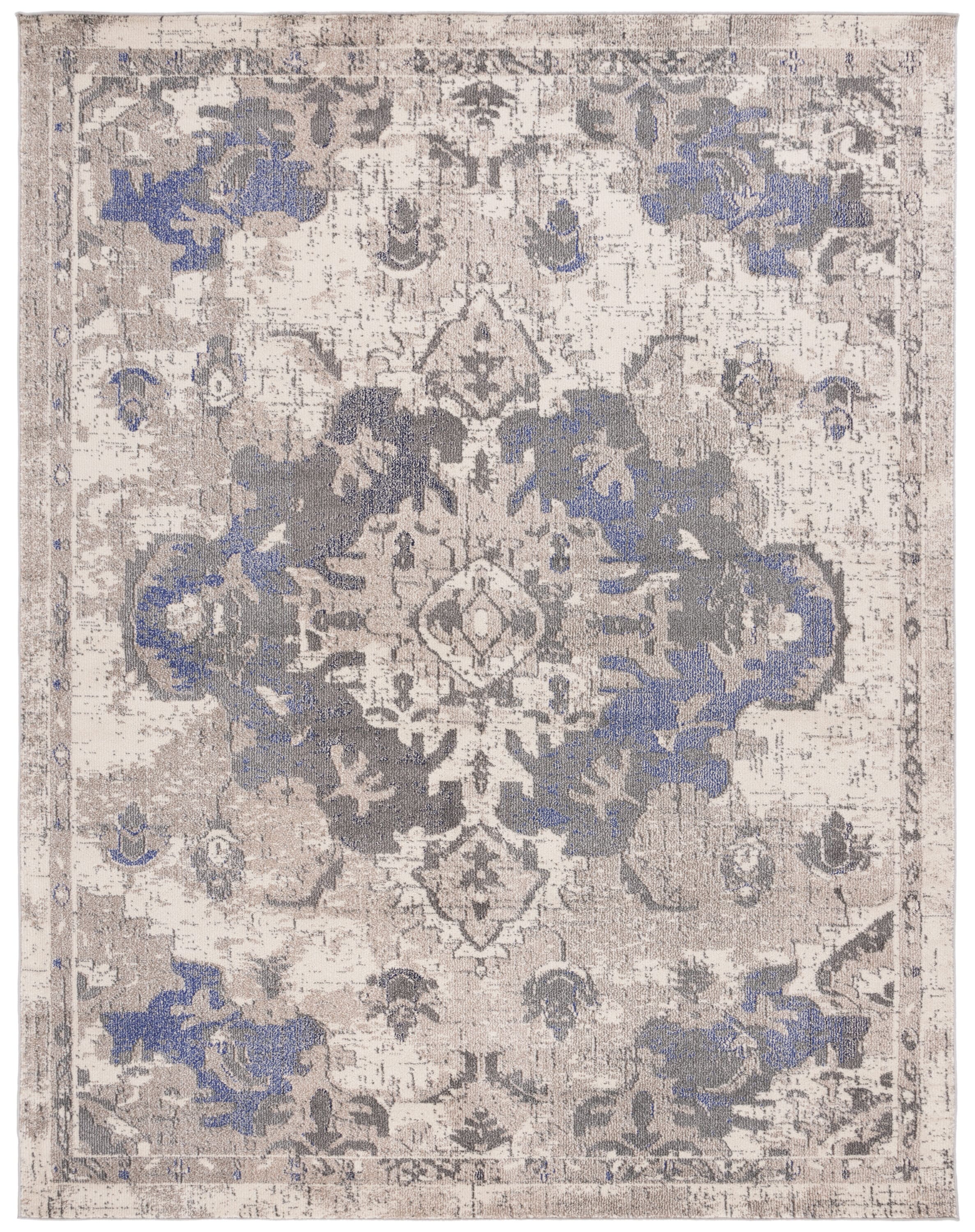 Madison 484B Beige/Purple 6 X 9 Area Rug