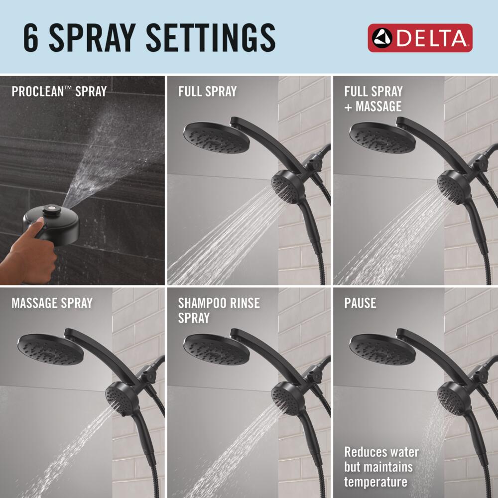 Delta 75648BL Fixed-Showerhead - View #5