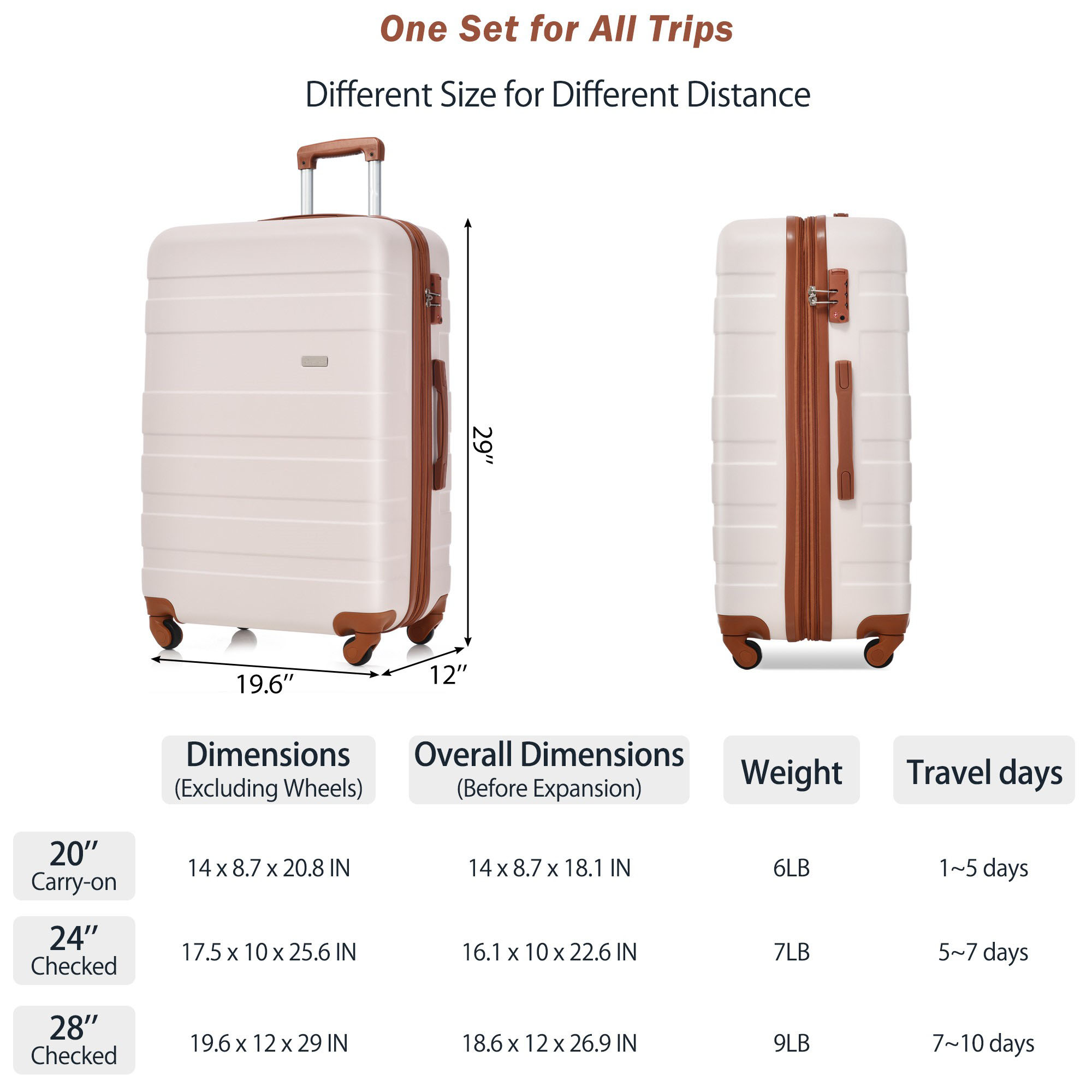 Bybafun YD9600101 Luggage-And-Luggage-Sets - View #2