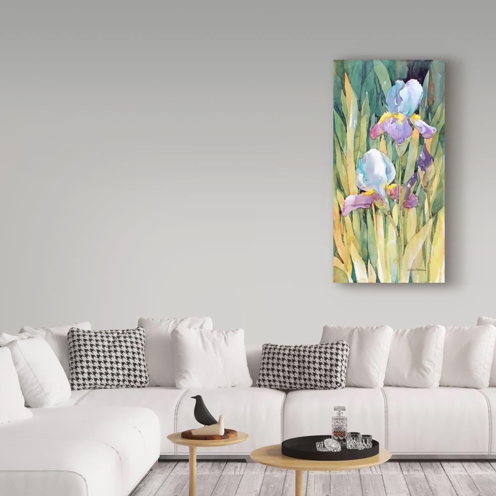Trademark Fine Art ALI38241-C1019GG Annelein Beukenkamp "Beneath The Sun" 10x19 Canvas Art Annelein Beukenkamp Multicolor Framed 19-Inches H x 10-Inches W Floral Canvas Print