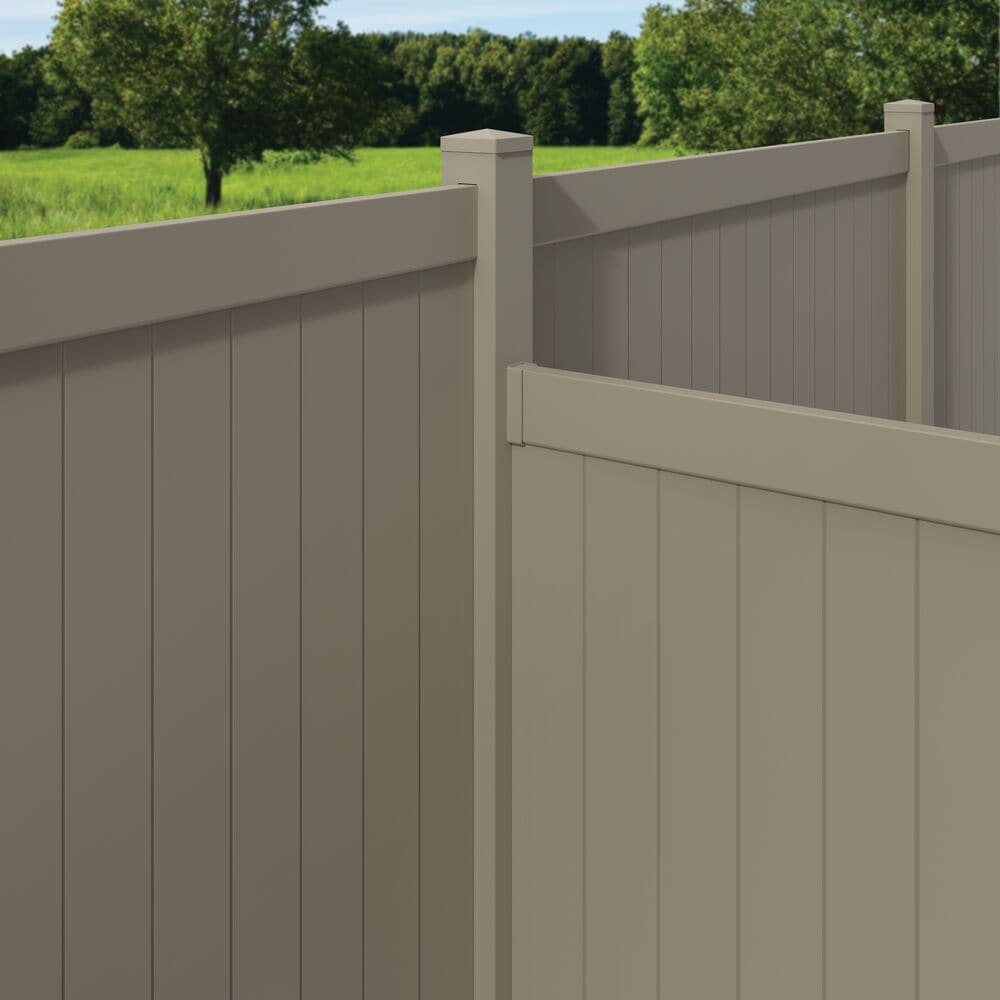 Freedom 6-in Clay Vinyl Bracket For Vinyl Fence