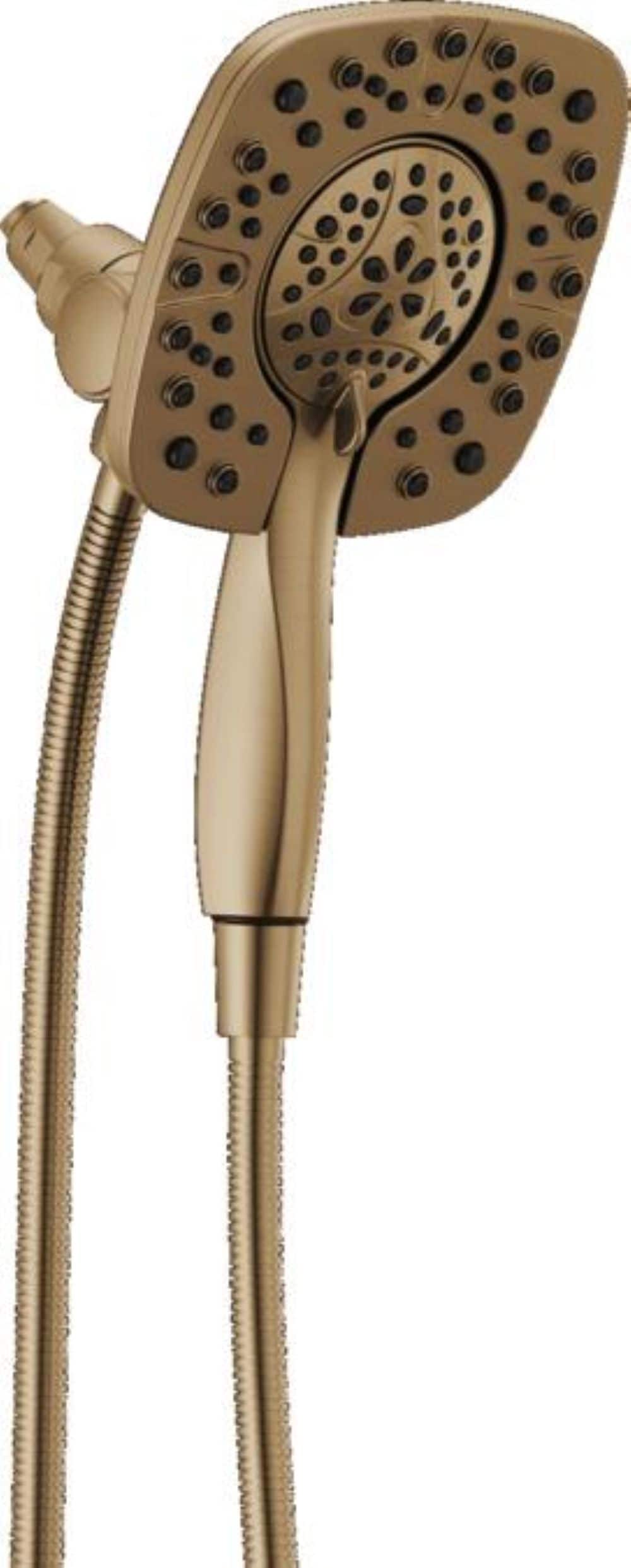 Champagne Bronze Dual Shower Head with Handheld Spray