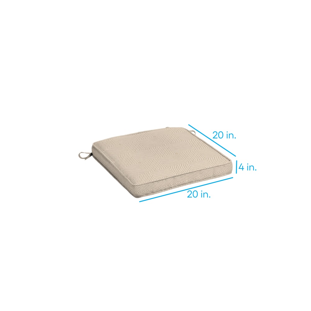 allen + roth with STAINMASTER XQ0C417B-9C8 Patio-Furniture-Cushions - View #3