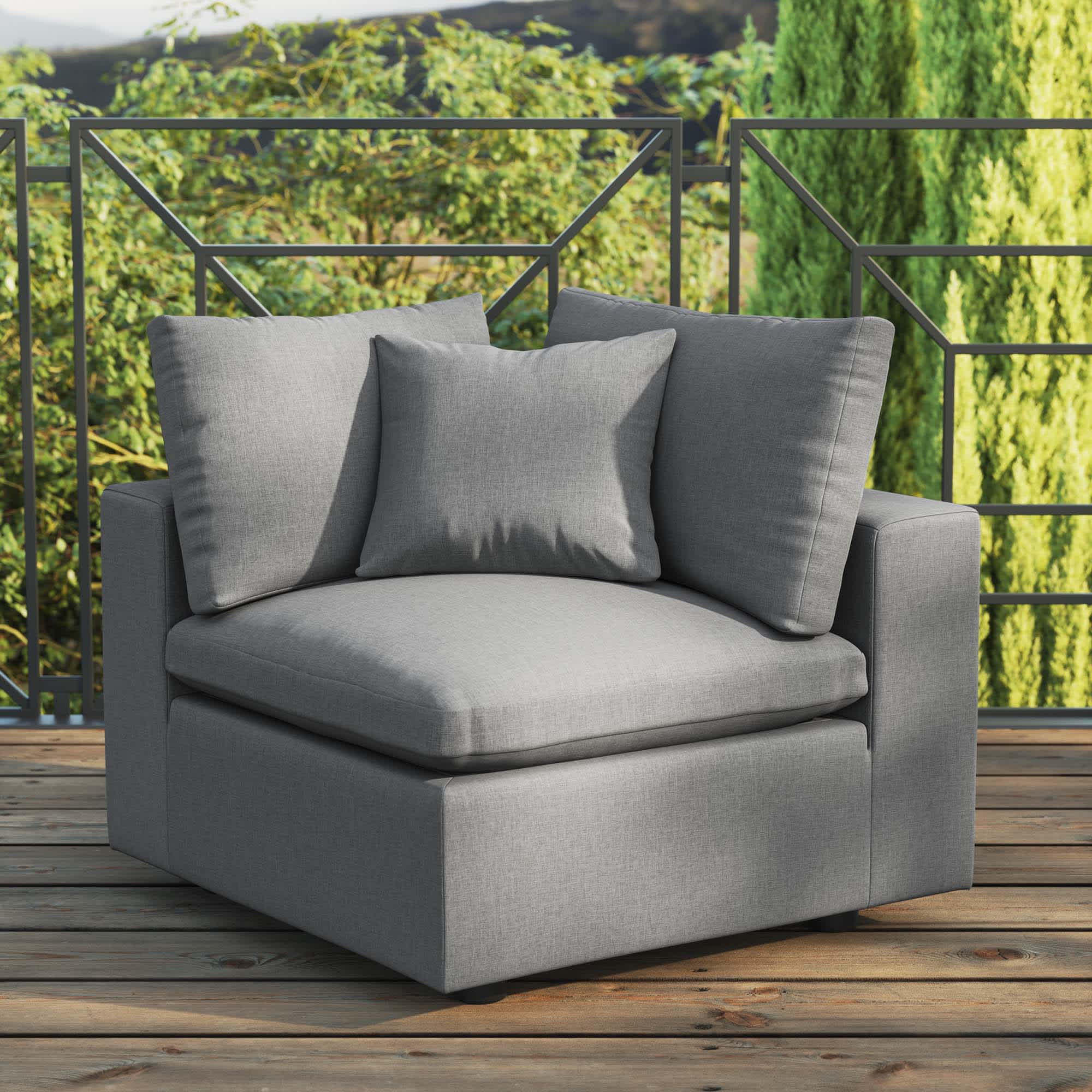 Modway EEI-4904-CHA Patio-Sofas-Daybeds - View #3