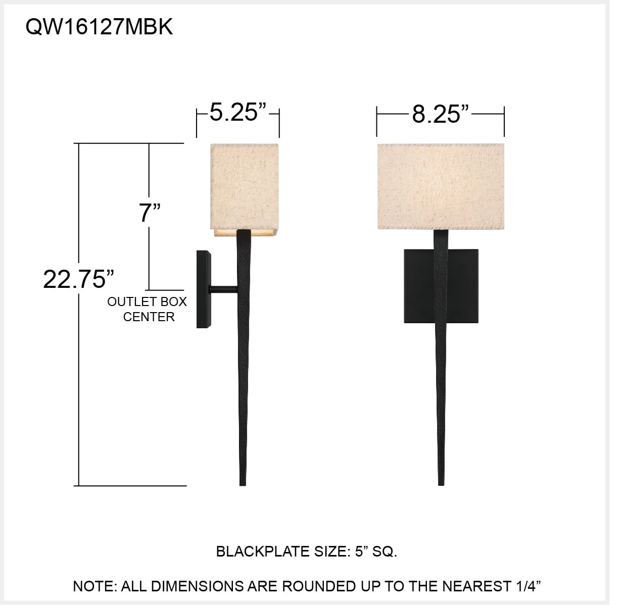 Quoizel QW16127MBK b090000 - View #9