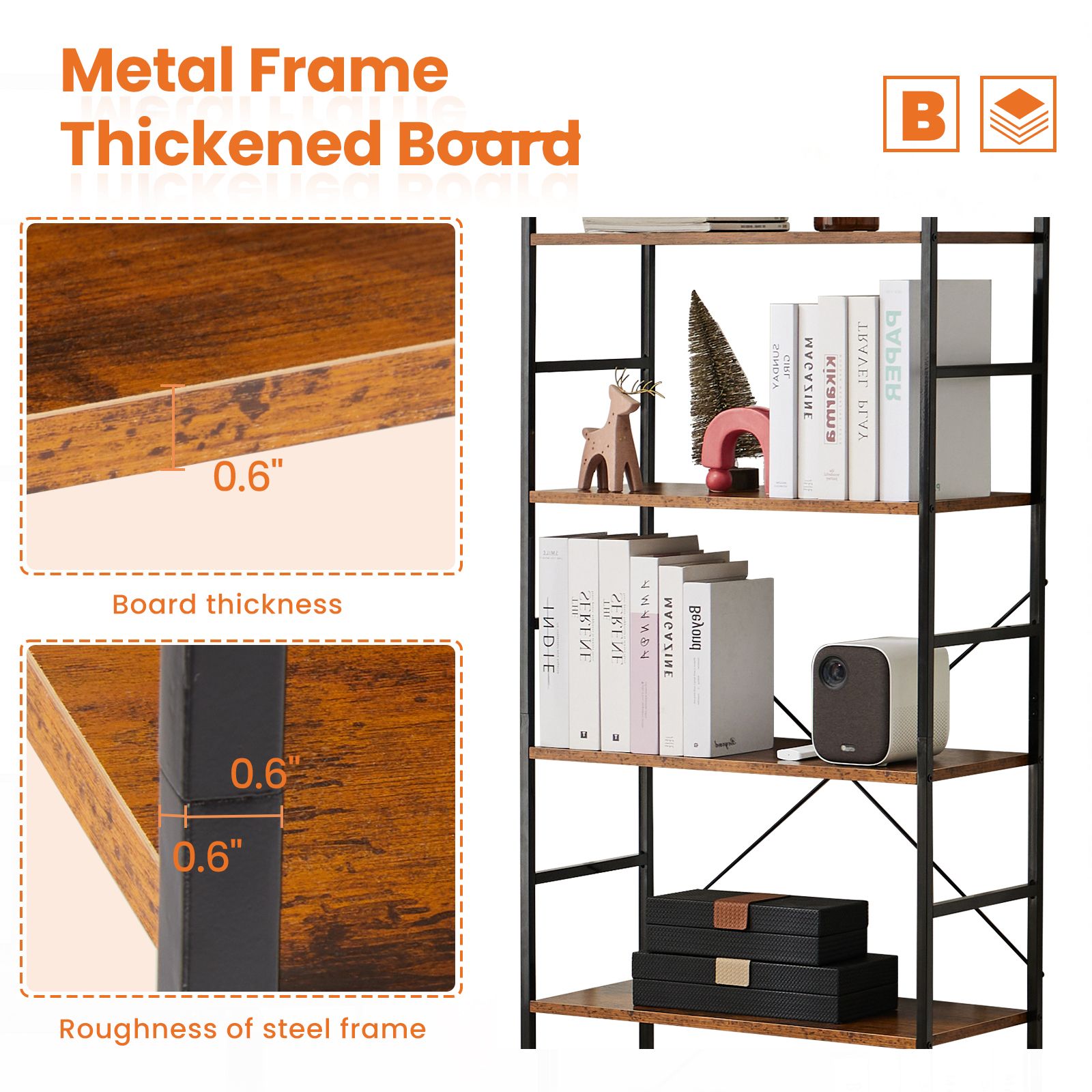 JUSHUA WXY-7R3PYX bookcases - View #6