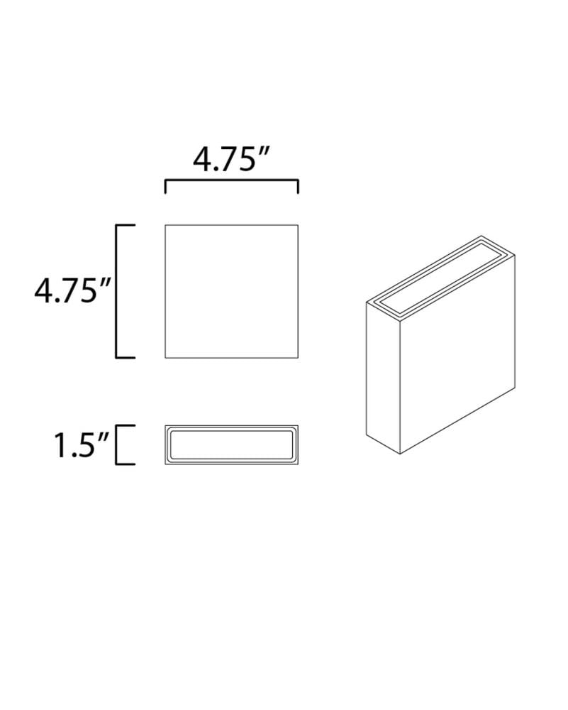 ET2 E23212-BK Outdoor-Wall-Lighting - View #5