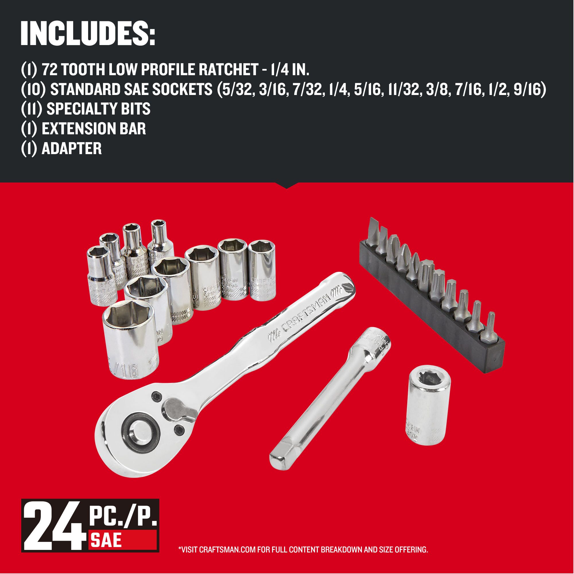 7 Piece Tooth Bit Wrench Set