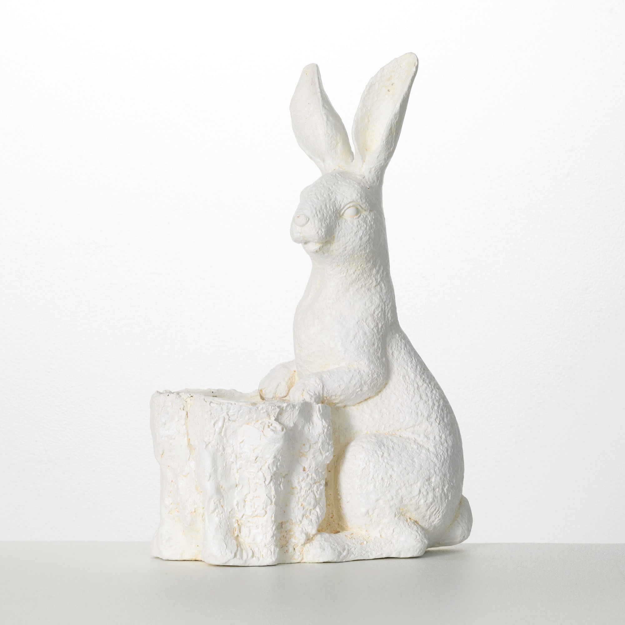 Sullivans N3256 White Magnesium oxide Modern Vase