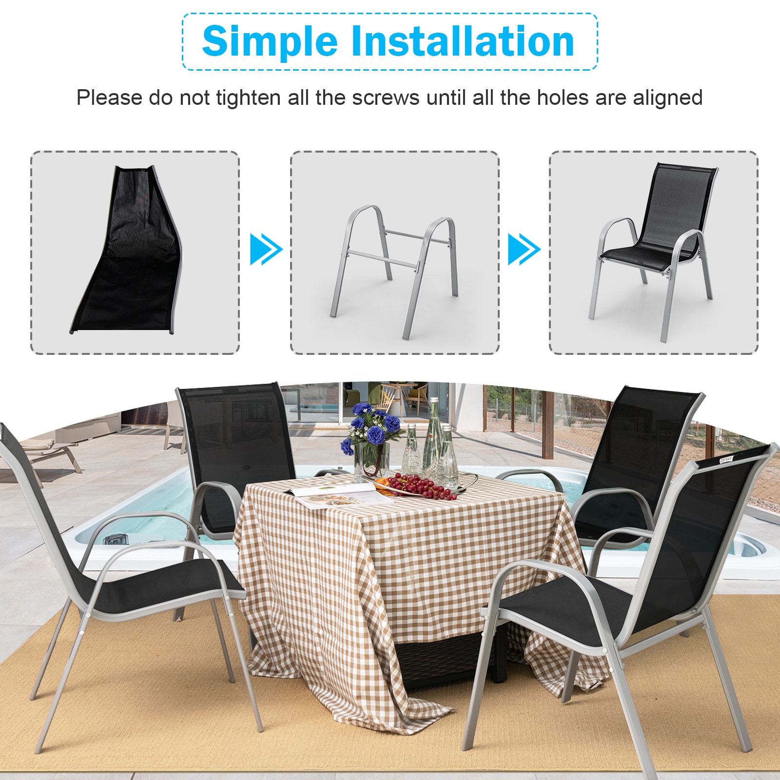 Poinic CWZ11692GR-11384DK-4 Patio-Dining-Sets - View #9