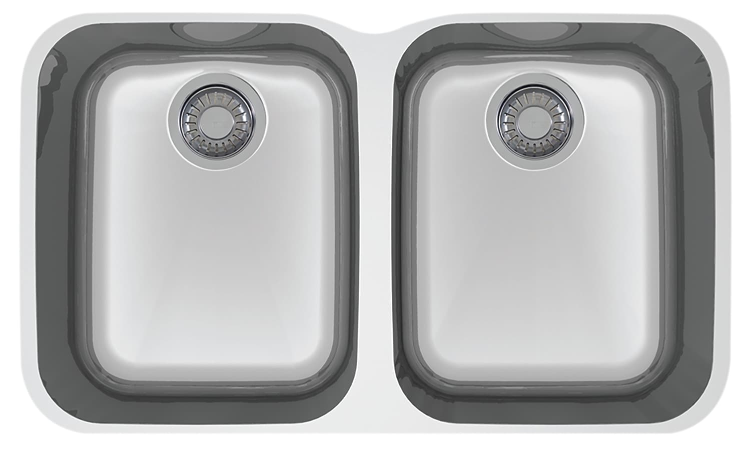 Artisan Double Bowl Undermount Kitchen Sink Stainless Steel