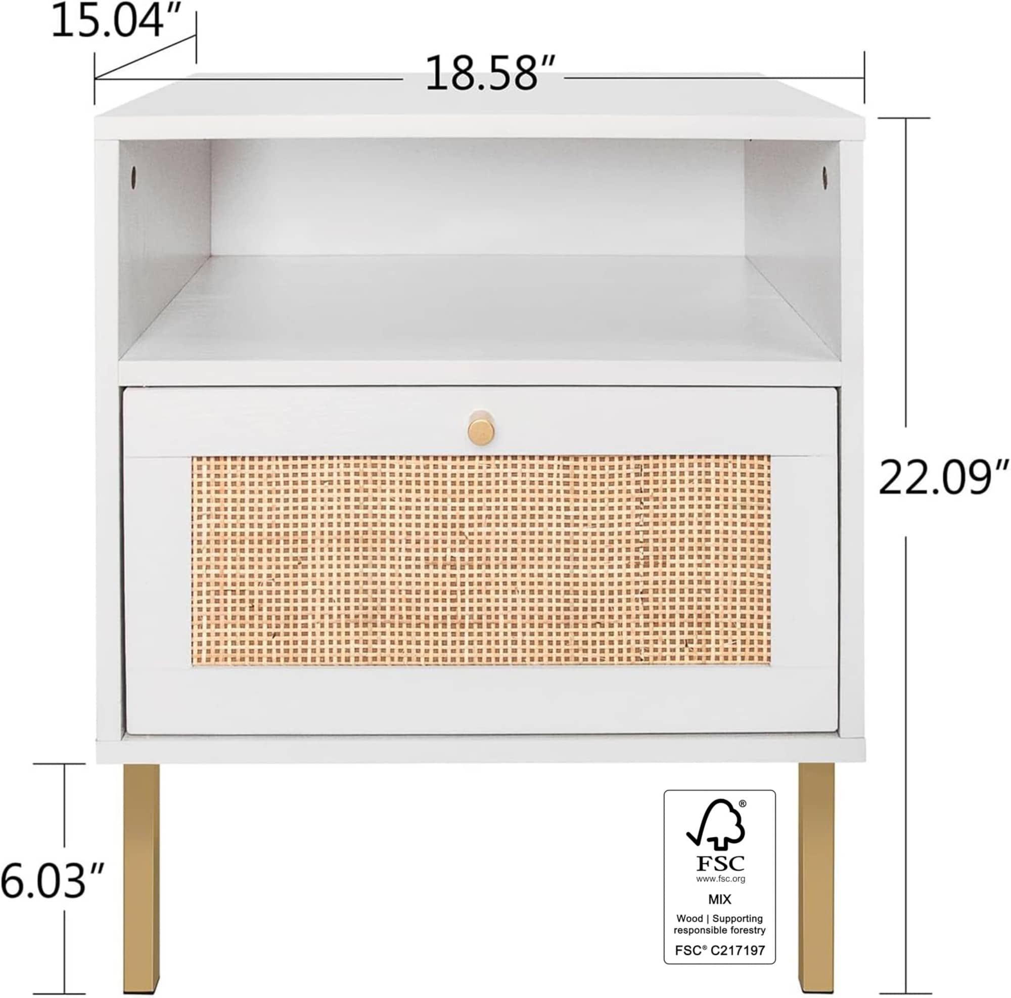 Wudkey L4-AY7B1N nightstands - View #5