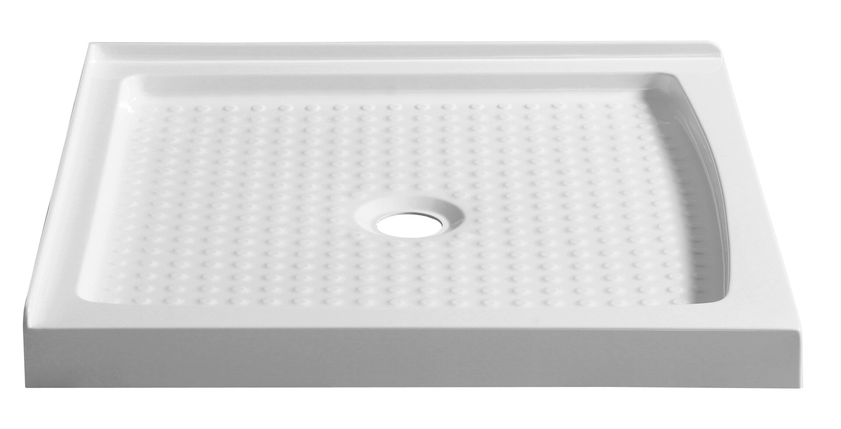 Anzzi Alexander 60 in. x 30 in. Left Drain Shower Base in White SB-AZ101L