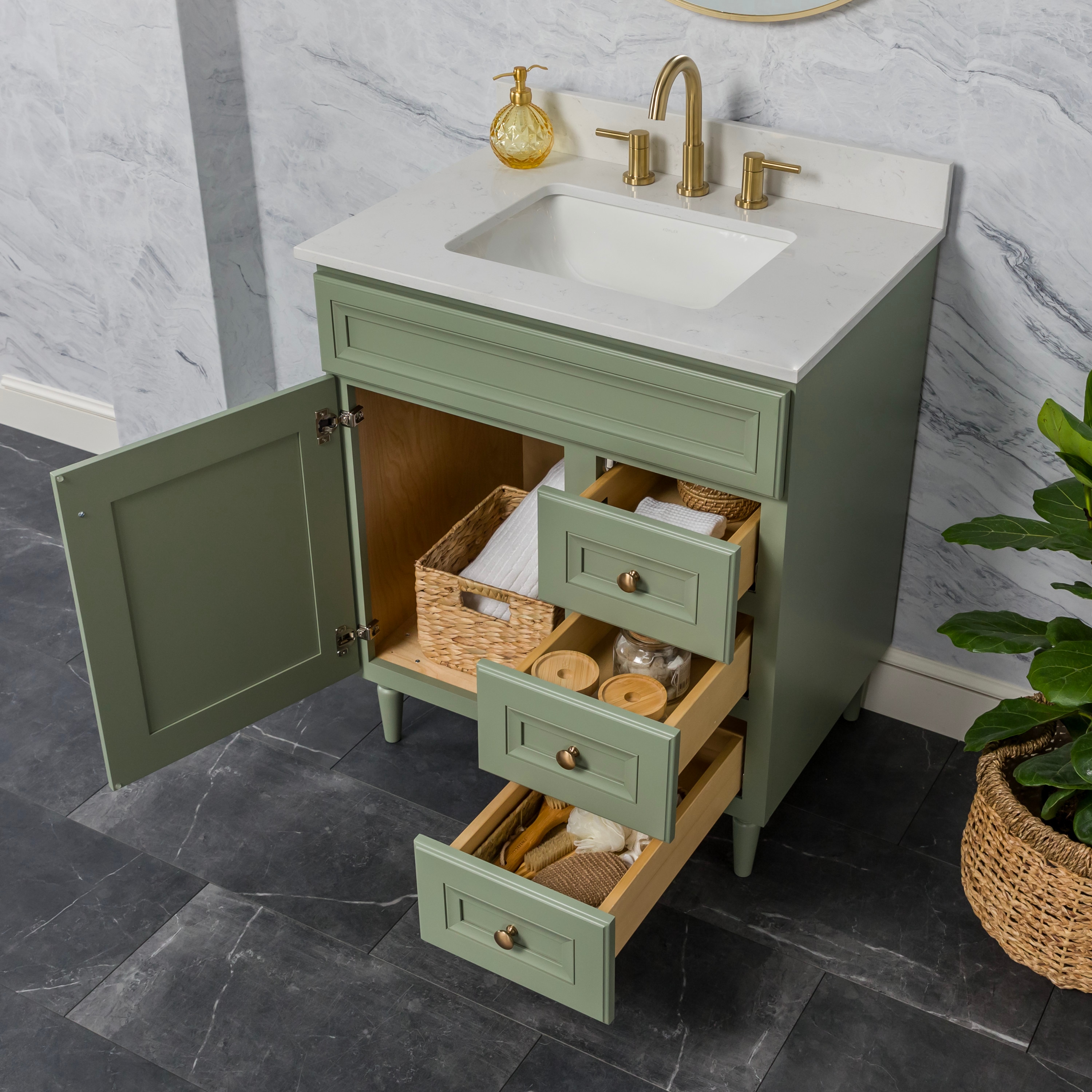 Diamond C30W30359 Bath-Vanity-Combo - View #3