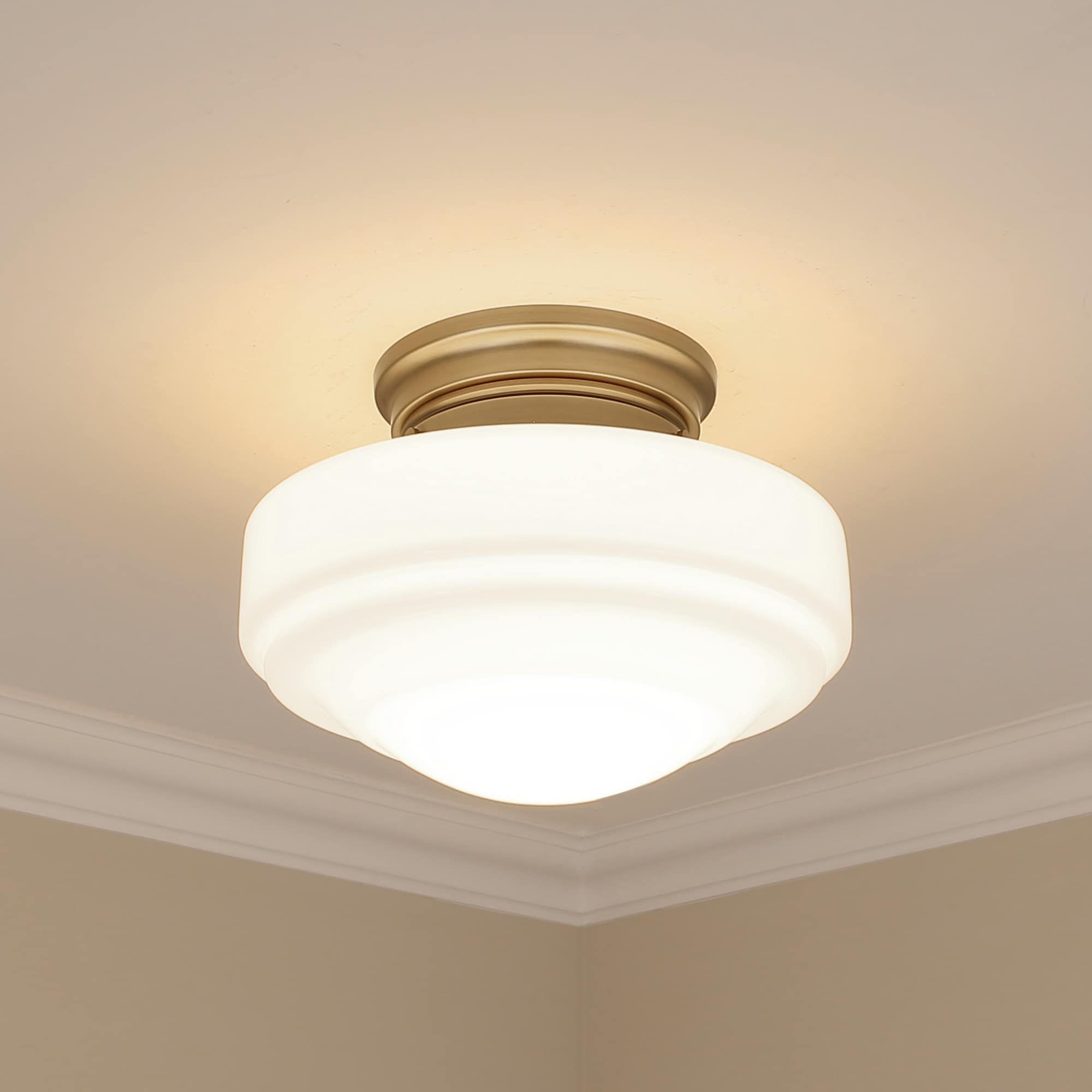 Golden Lighting 0508-SF MBS-VMG flushmounts - View #7