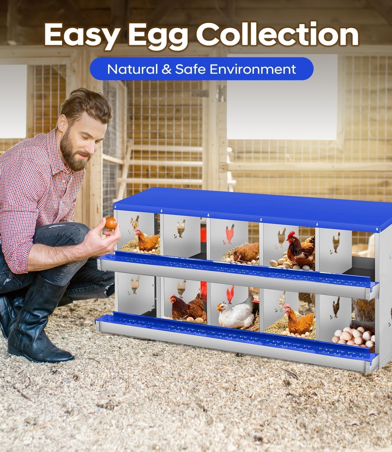 Garvee YYWPPS33A86K5J Chicken-Coops-Rabbit-Hutches - View #4