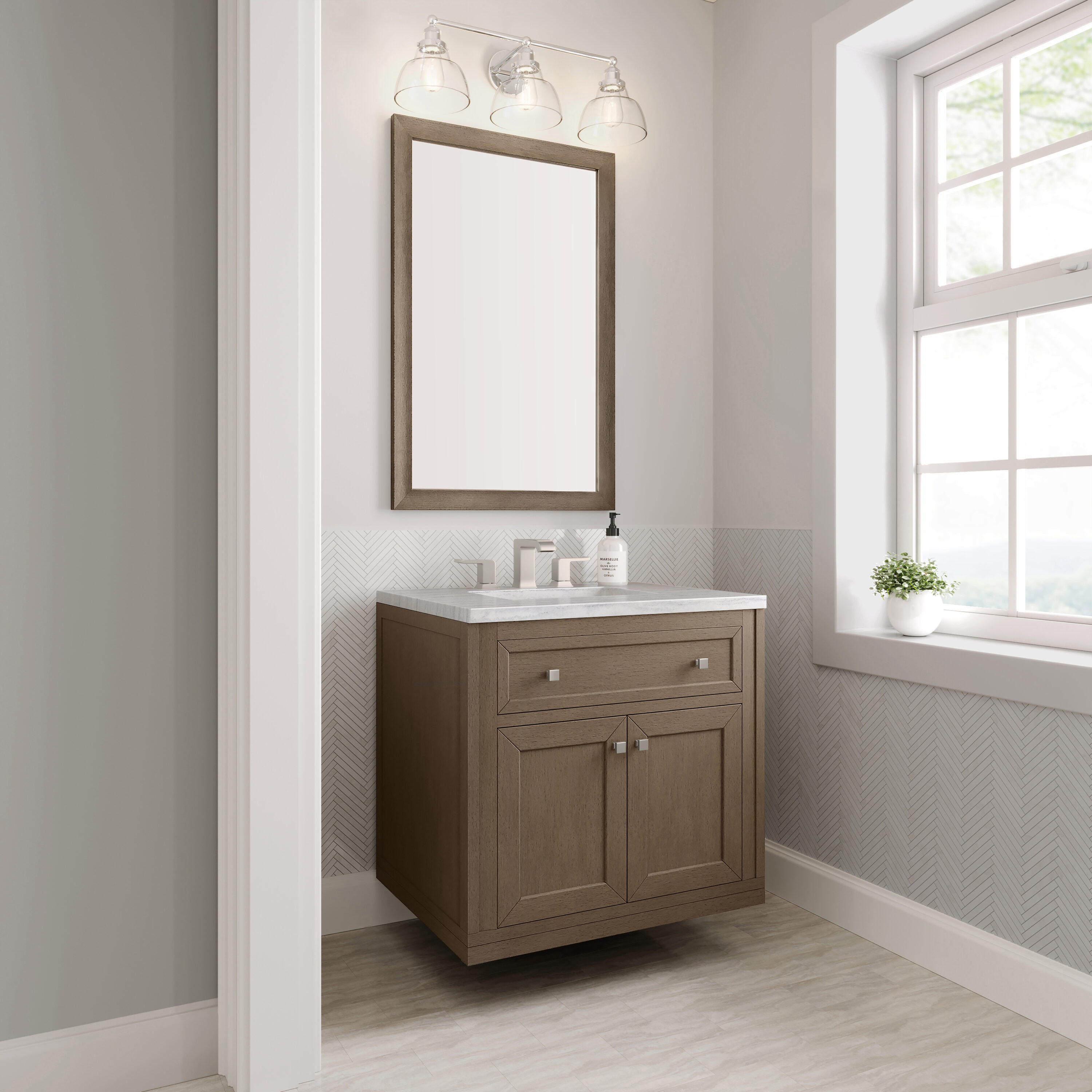 James Martin Vanities 305-V30-WWW-3AF Bath-Vanity-Combo - View #8