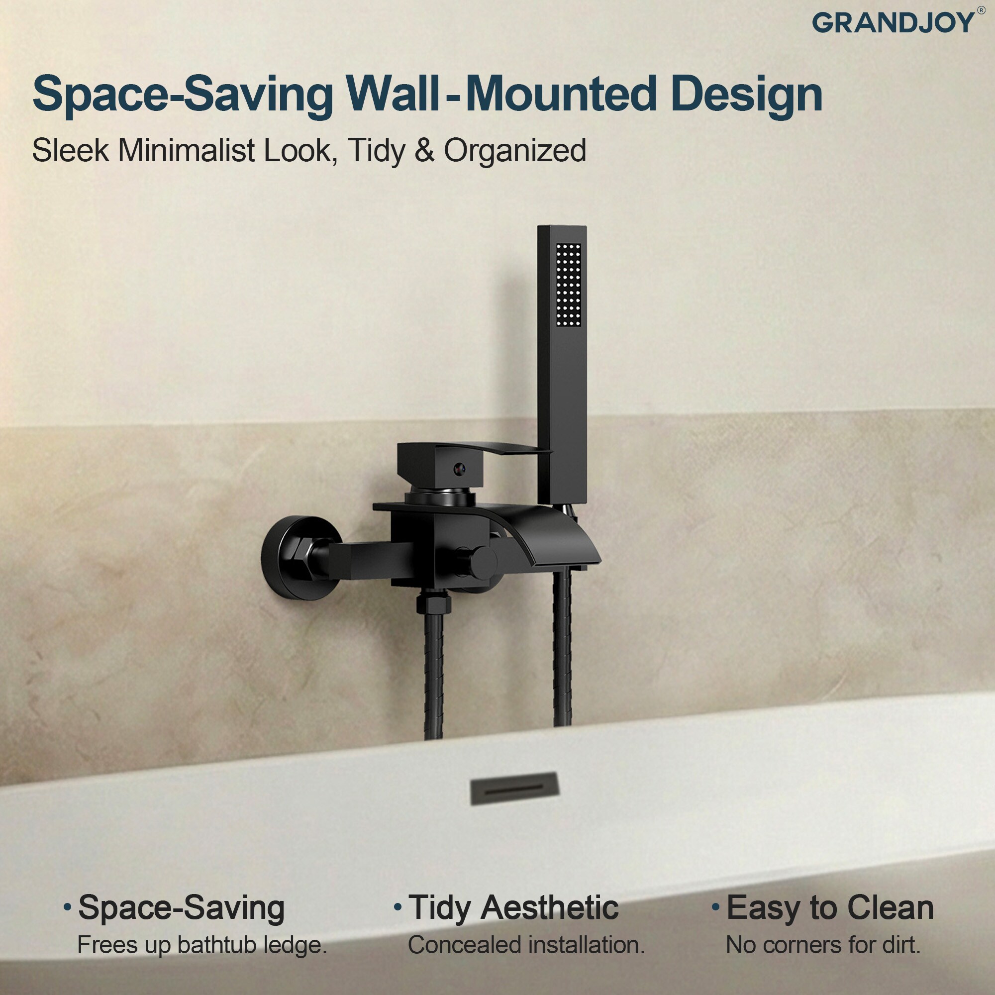 GRANDJOY SGF11GJ-24BL Roman-Tub-Faucets - View #10
