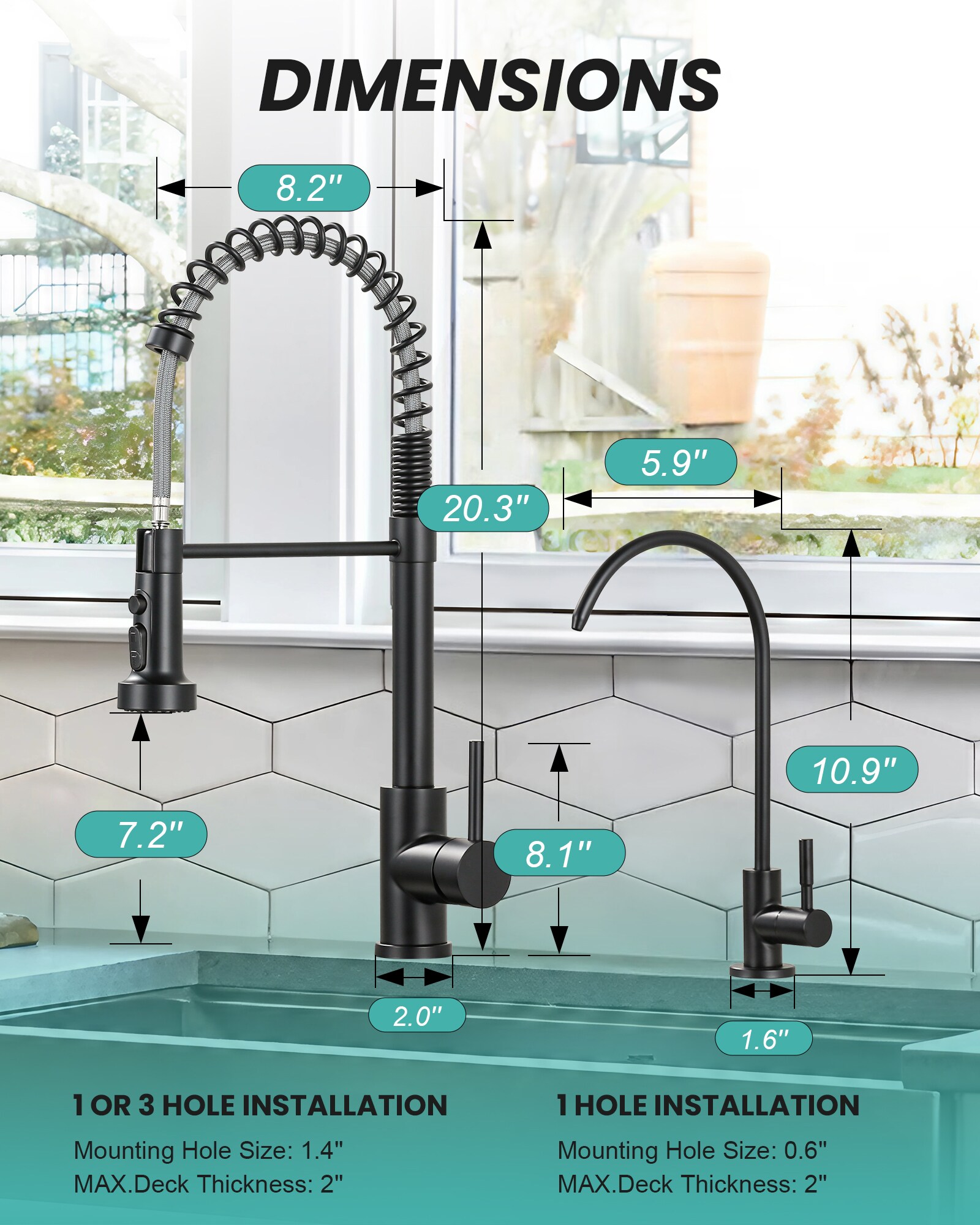ARCORA AR7102501B-L Kitchen-Faucets - View #6