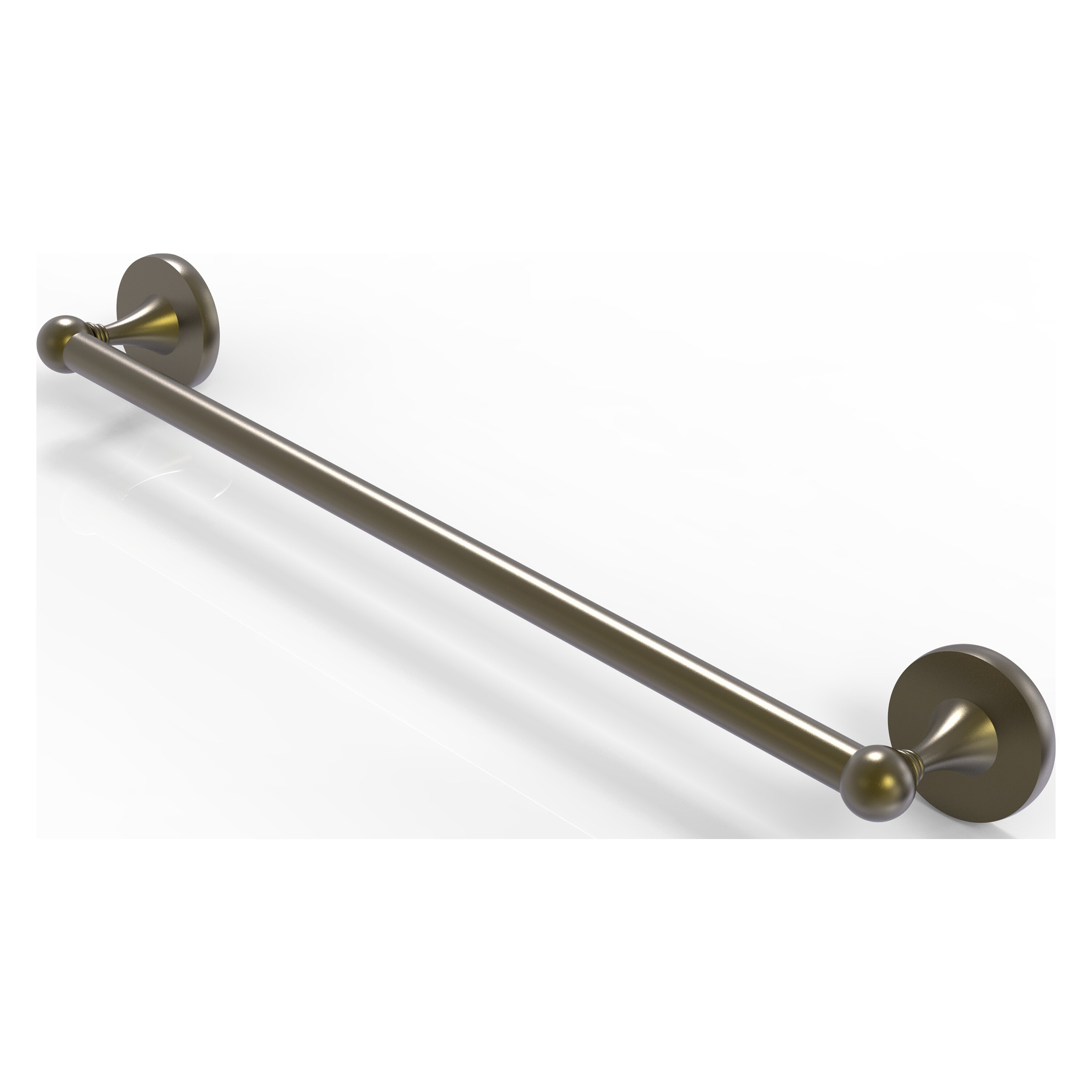 Allied Brass SL-41-18-ABR Shadwell 18-in Antique Brass Wall mount Single Towel Bar
