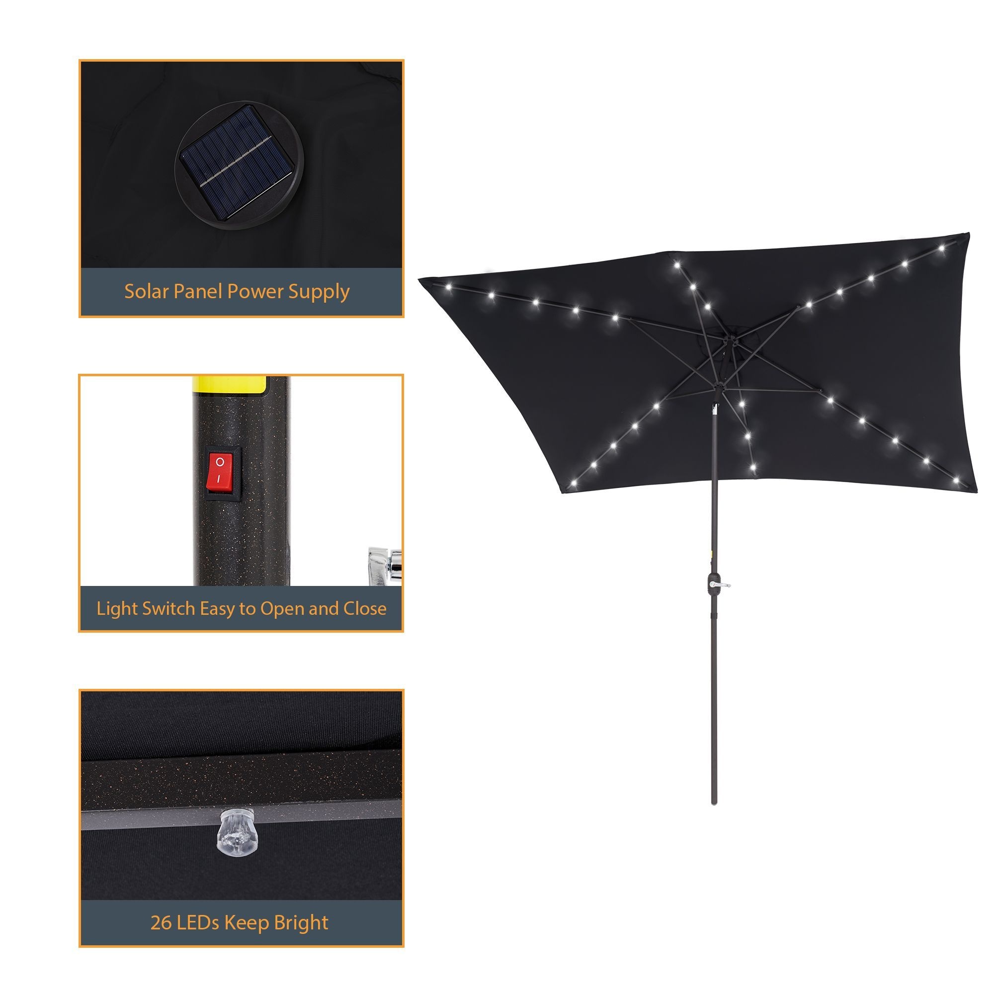 Sonkuki SD-127B-LED Umbrellas-2 - View #3