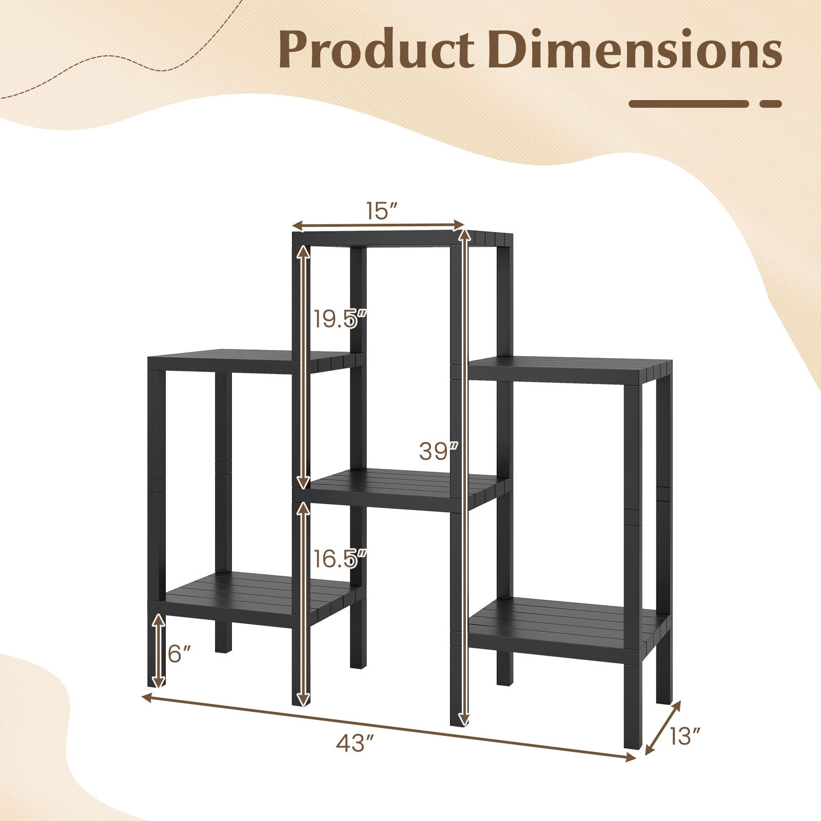 Volenca VOL-IXR9S4 Plant-Stand - View #3