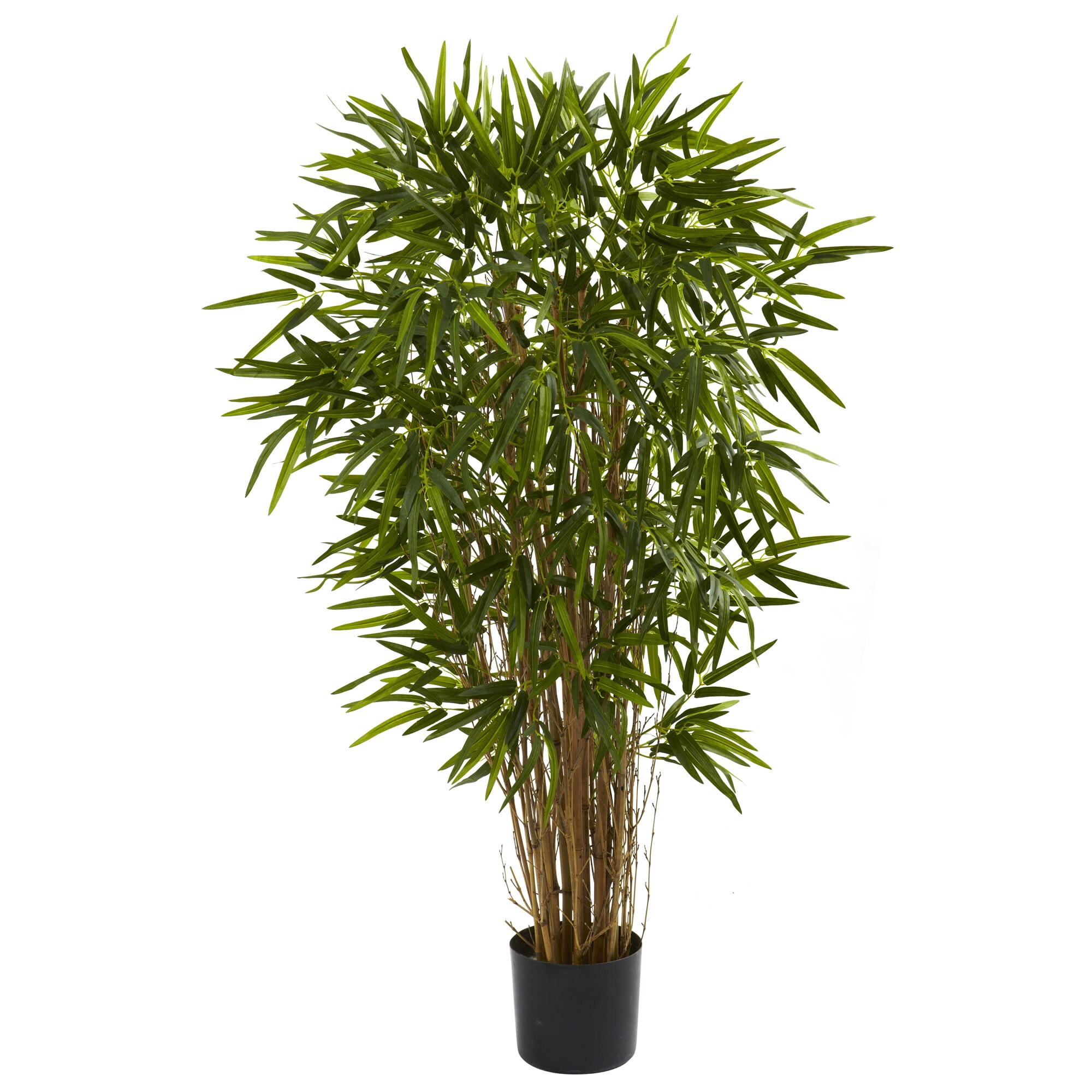 Nearly Natural 5 5 In Green Indoor Silk Artificial Tree In The   05114565 