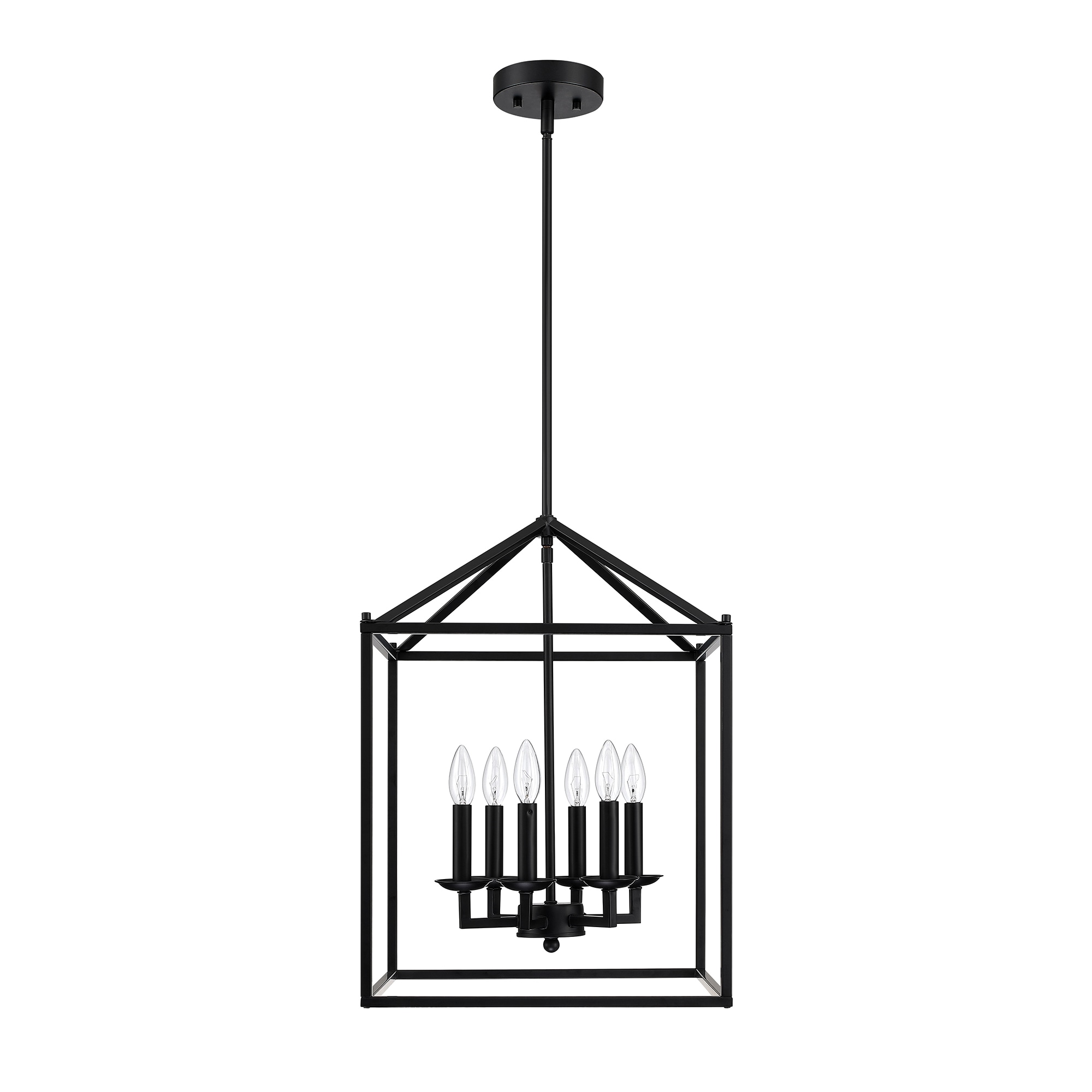 FAYMART LIGHTING FL50486-BK Pendant-Lights - View #3