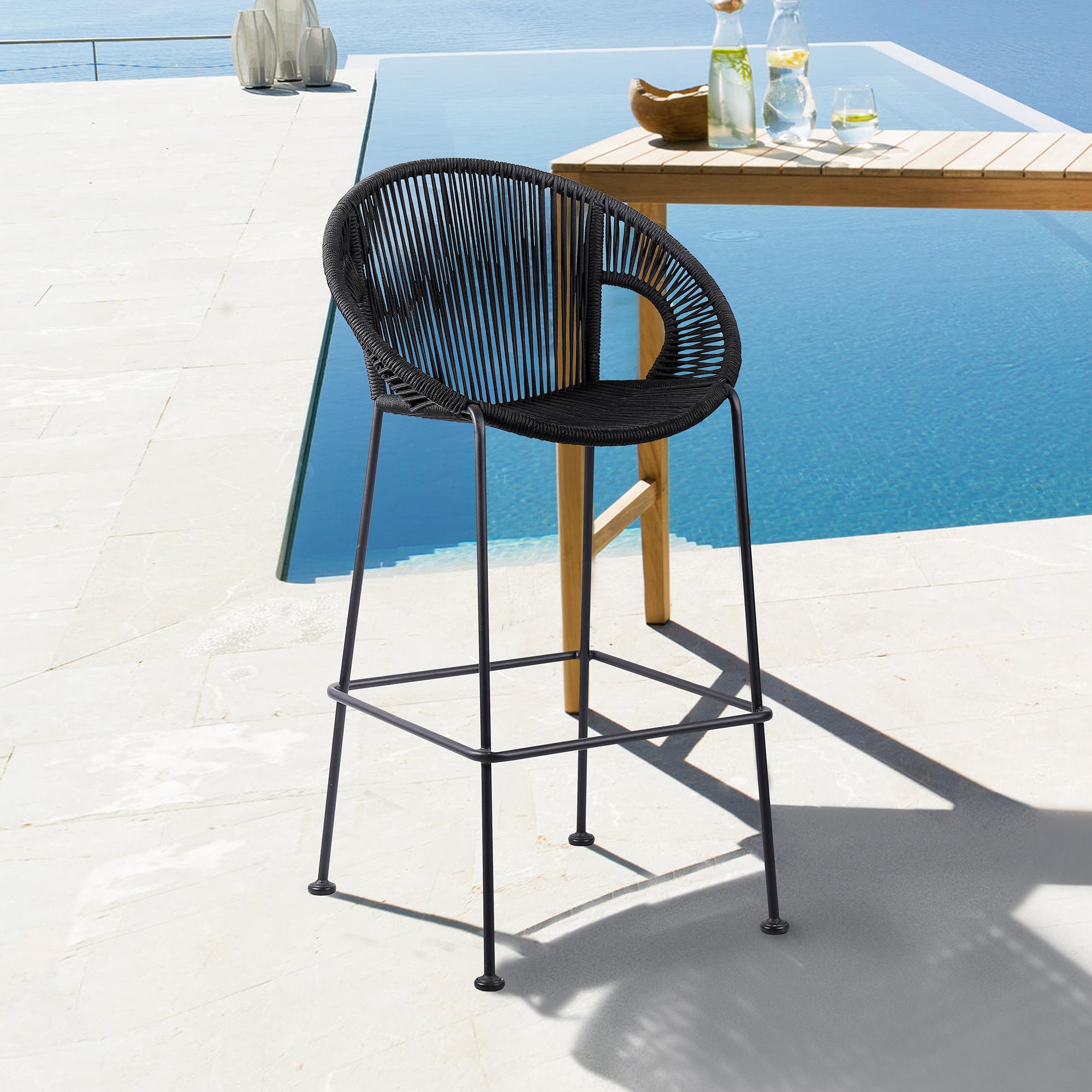 Armen Living LCACBABL30 stools - View #8